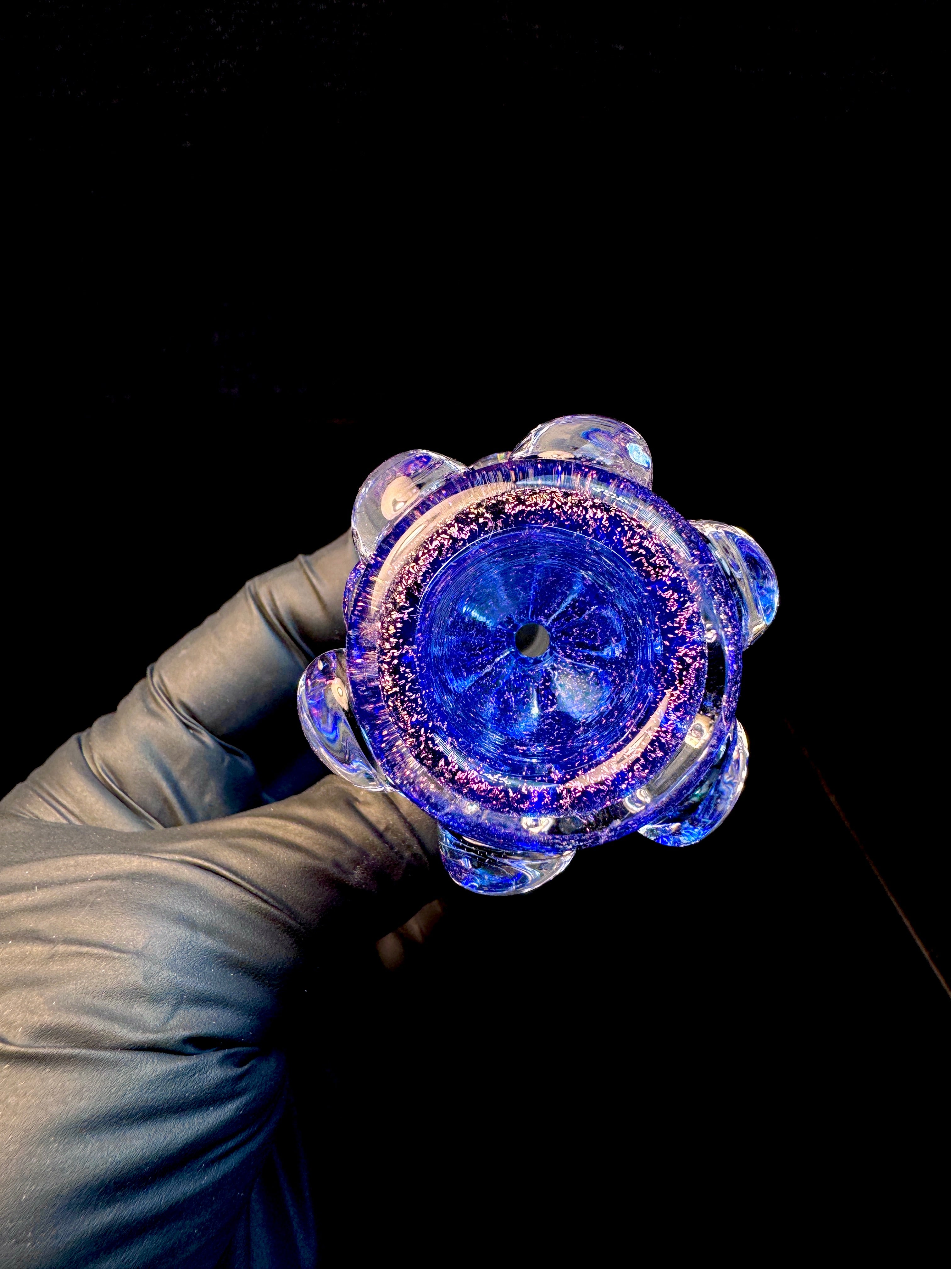 14mm Dichroic dot bowl