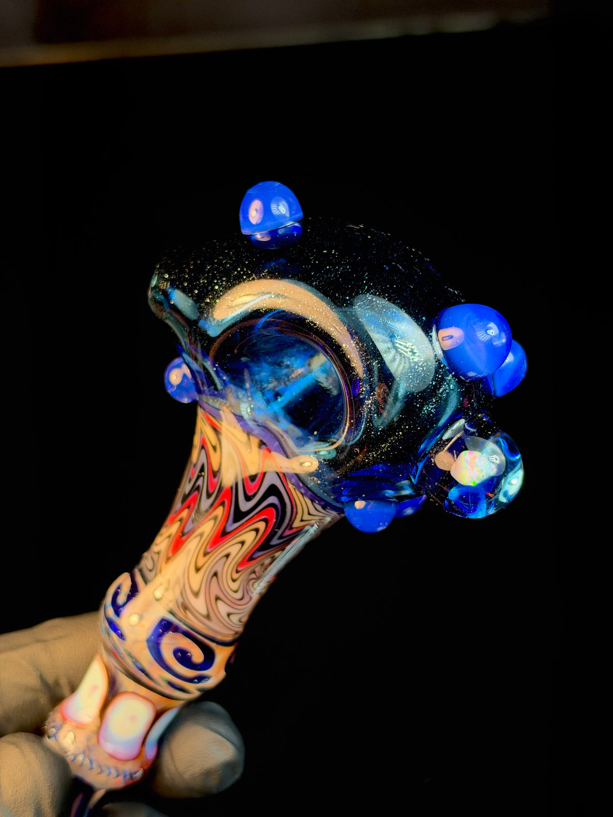 Blue Stardust Wigwag Spoon