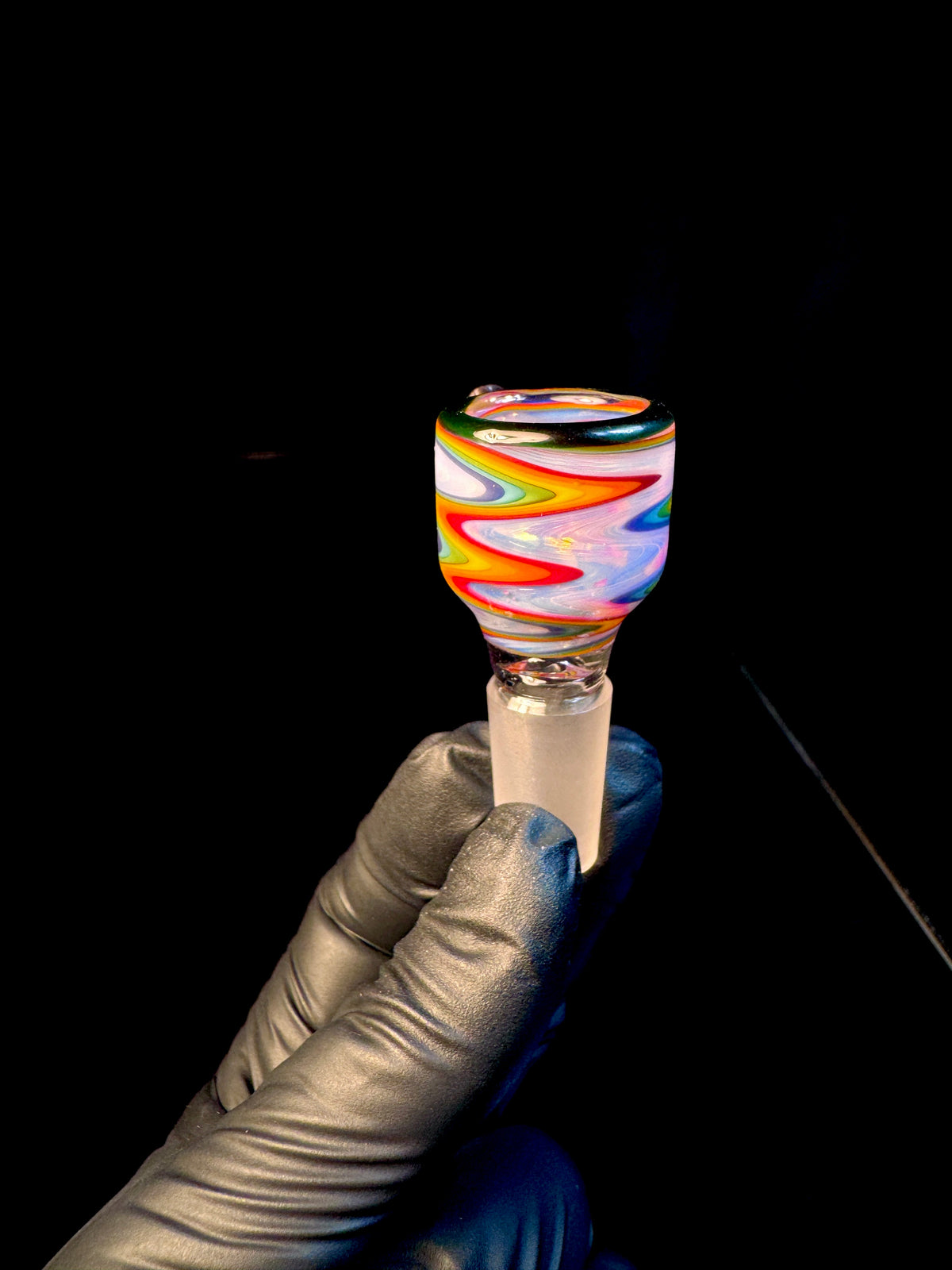 14mm Pink slyme Rainbow wigwag snapper Slide