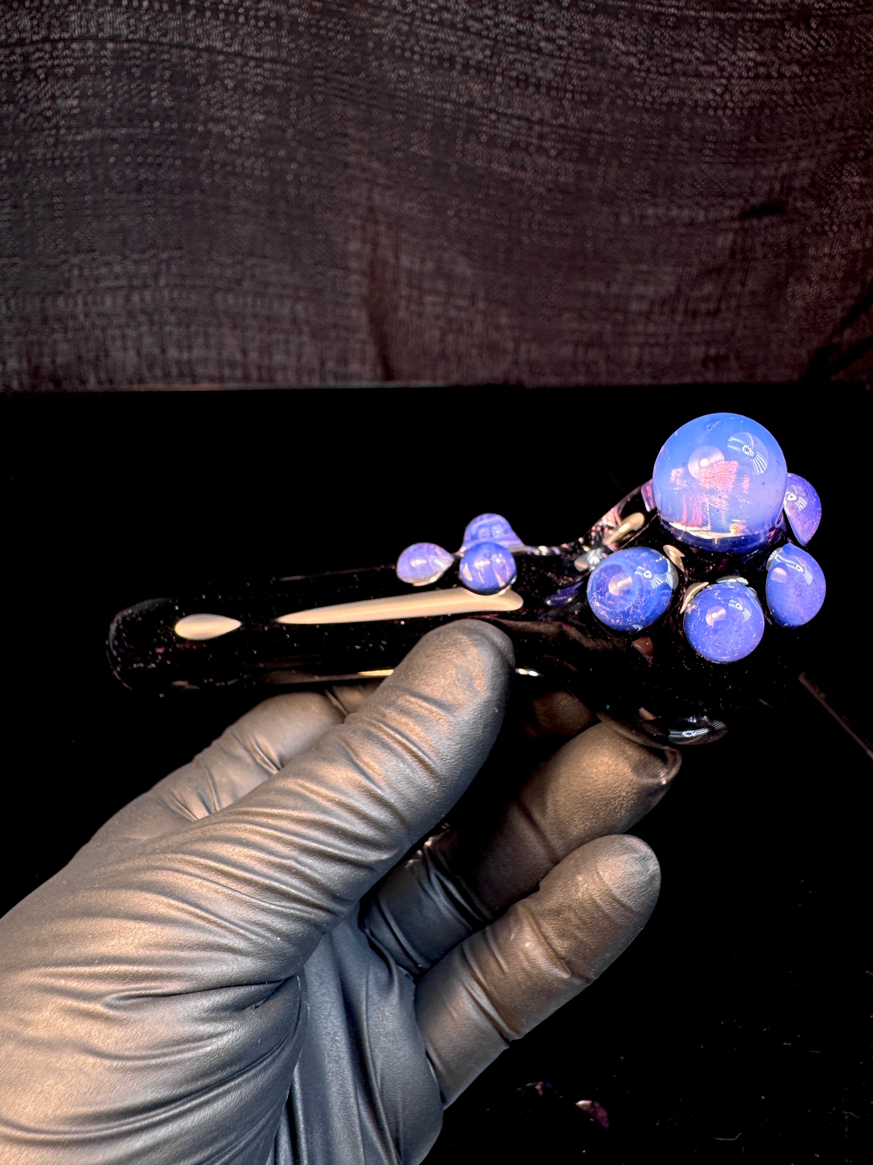 Jet black x pink slyme premium dot spoon