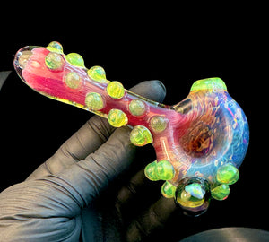 Red fade opal pipe