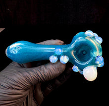 Load image into Gallery viewer, Aqua blue spruce fade dot pipe

