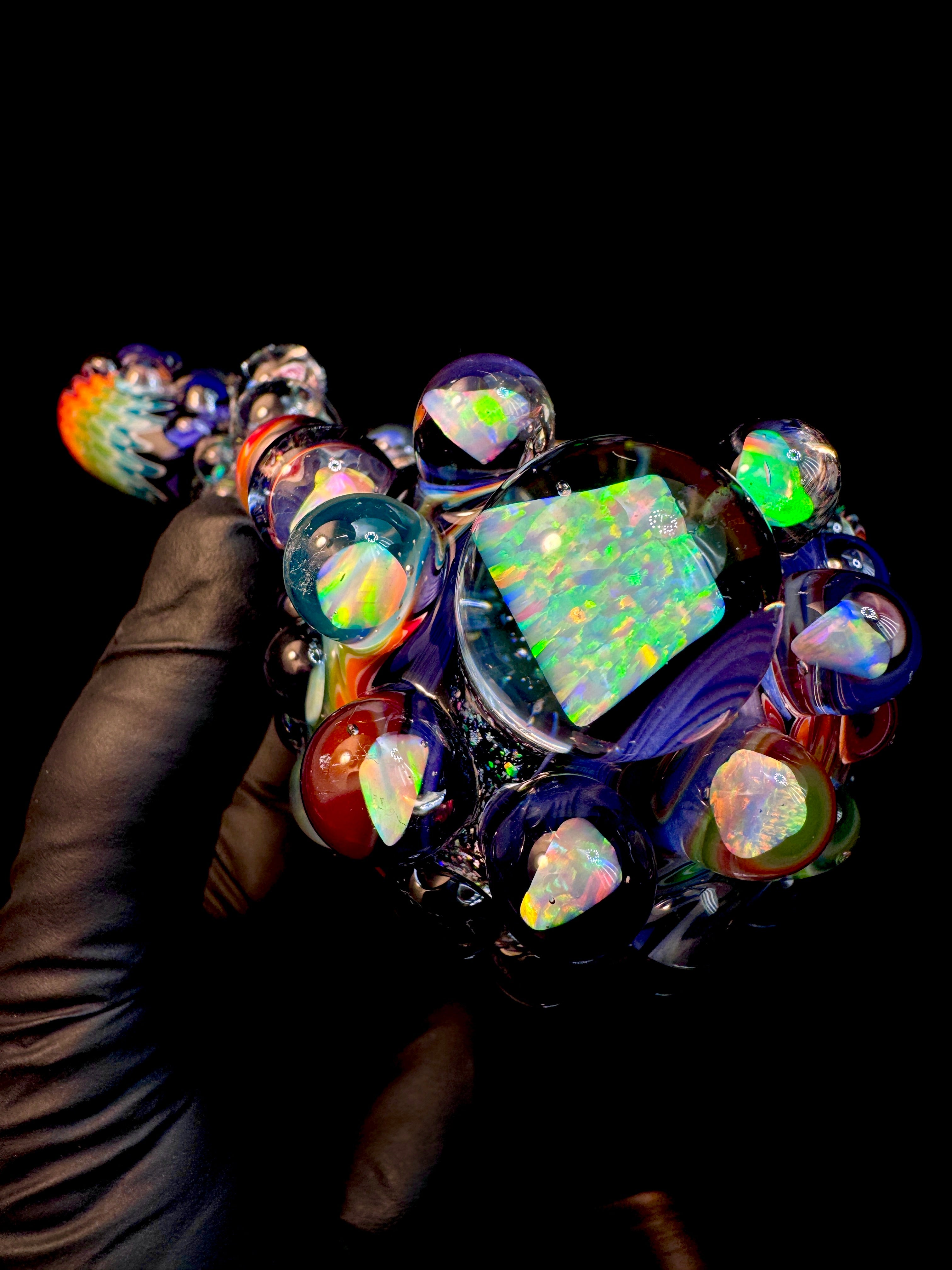 Wigwag opal spoon
