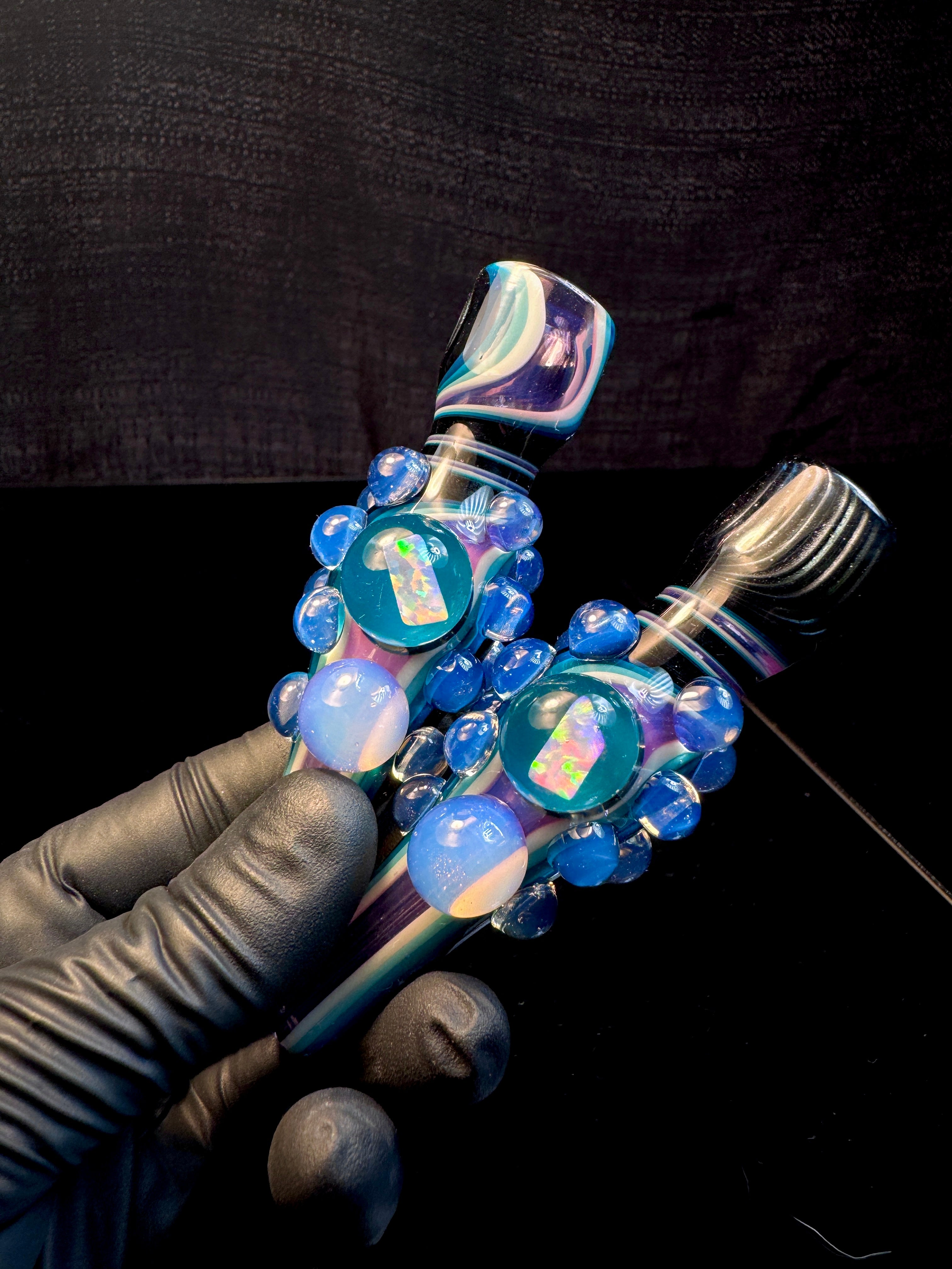 Blue steel x secret white opal chillum