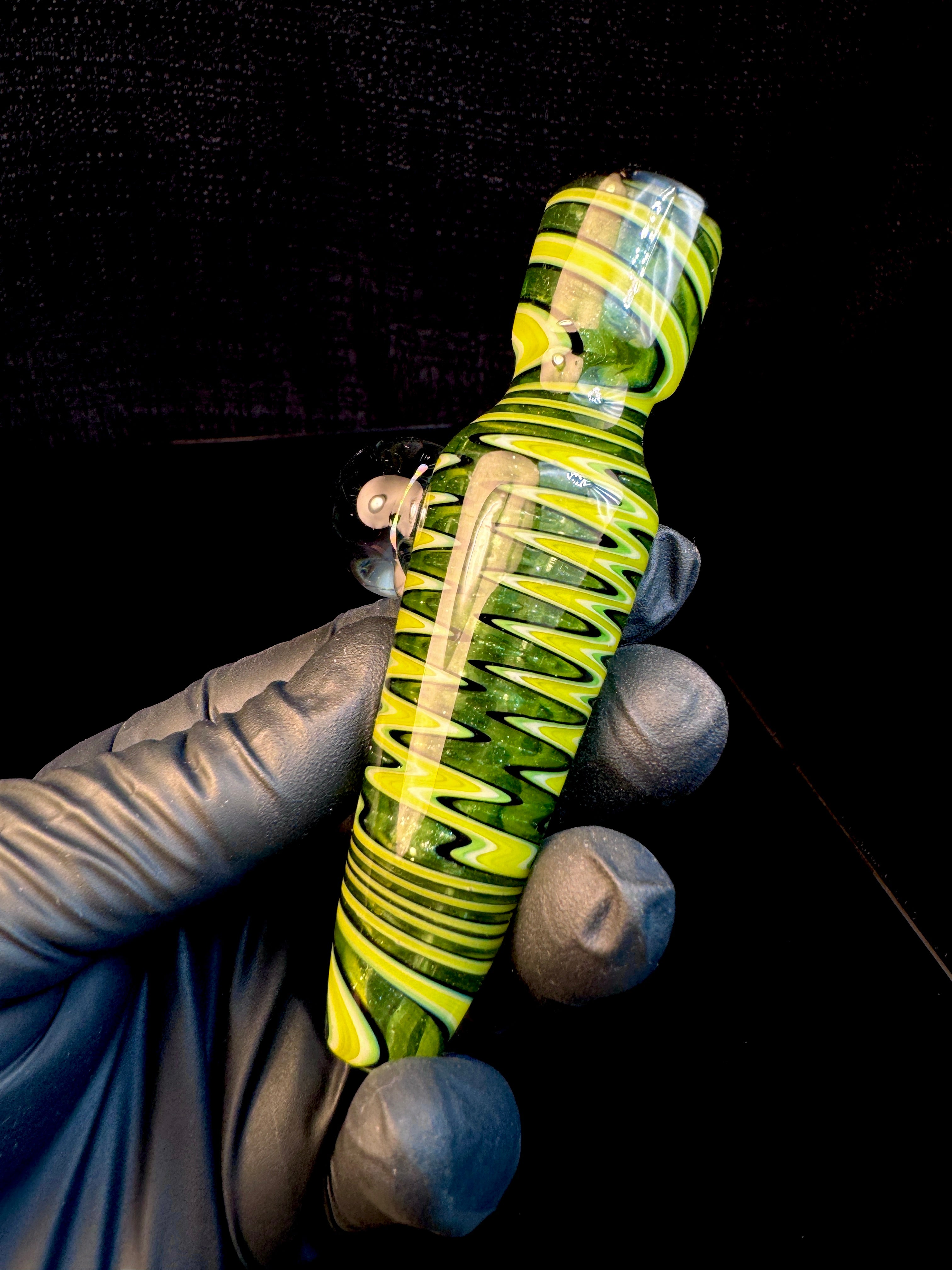 Green Stardust/duck wigwag chillum