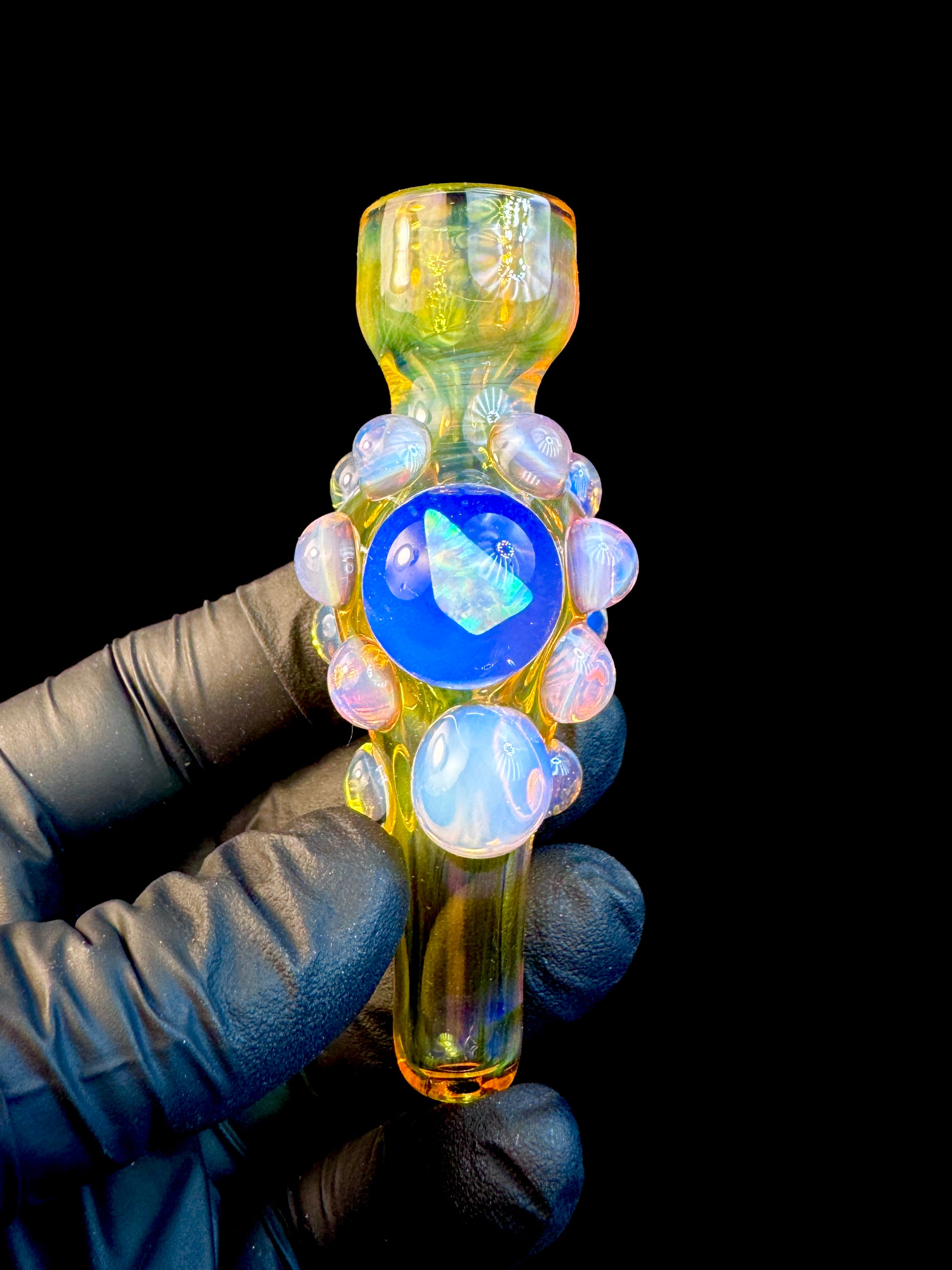 Trans yellow x secret white chillum