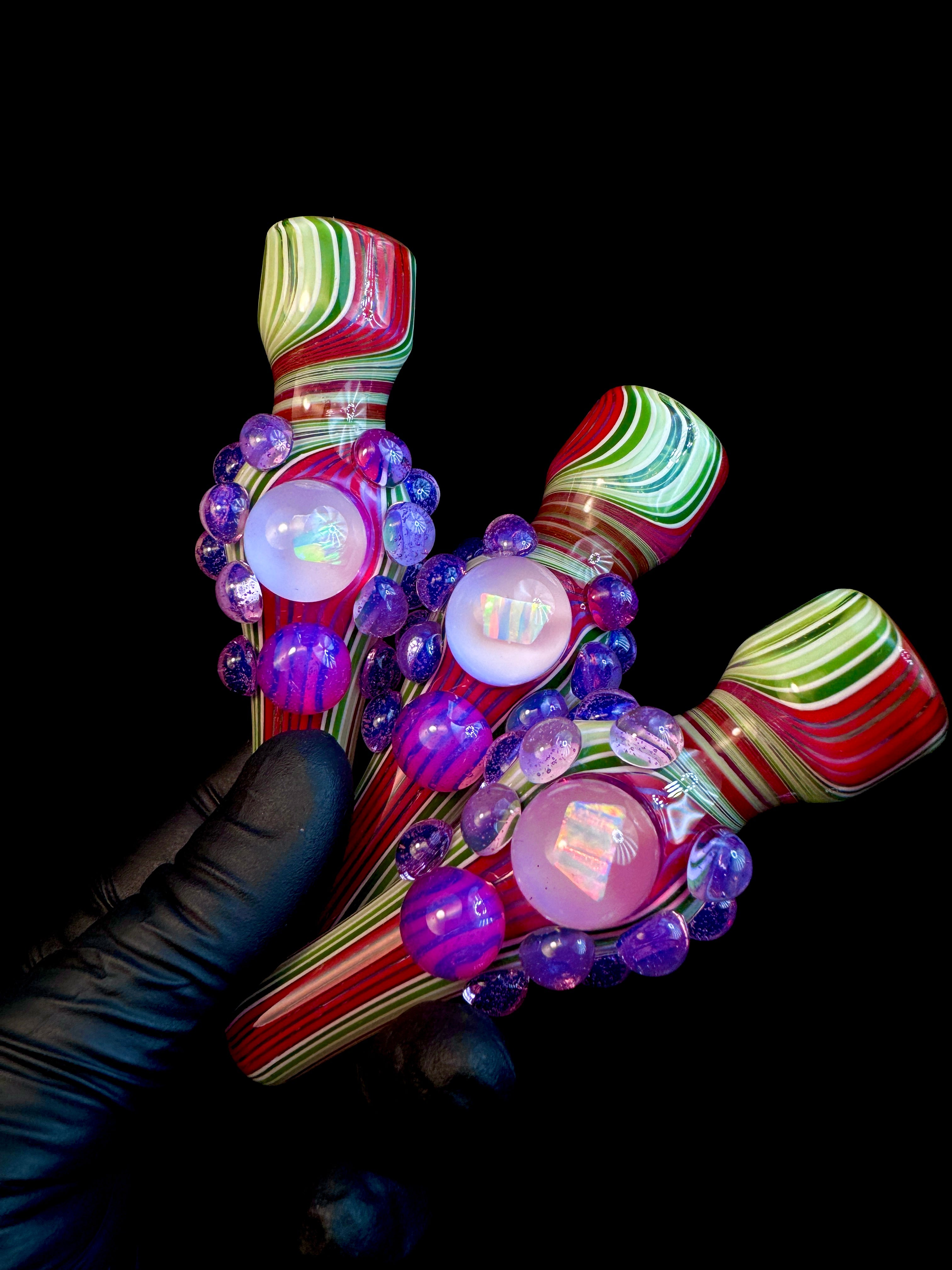 Watermelon fire x  Pink slyme opal chillum