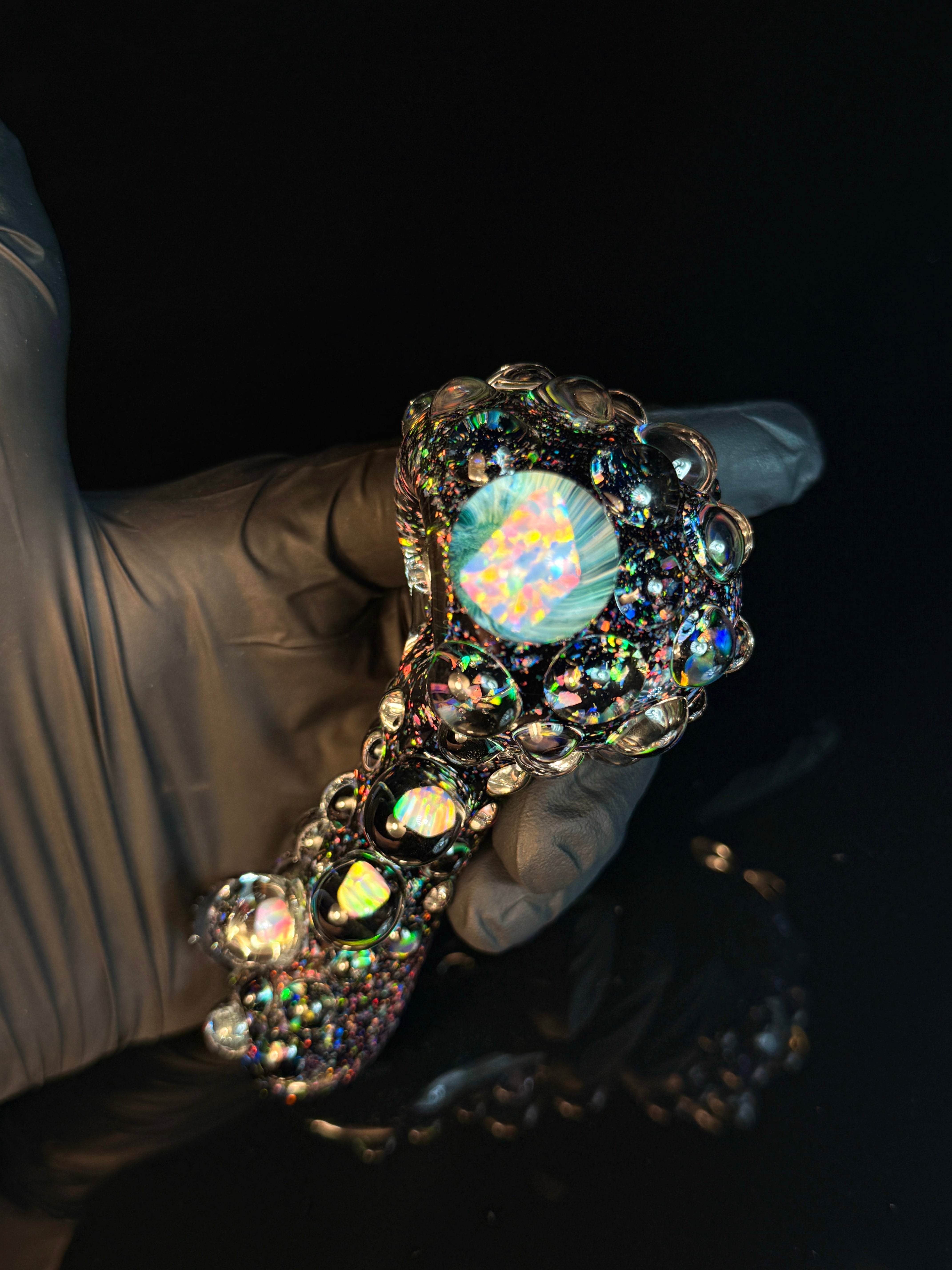 Super Heady Crushed Opal Pipe