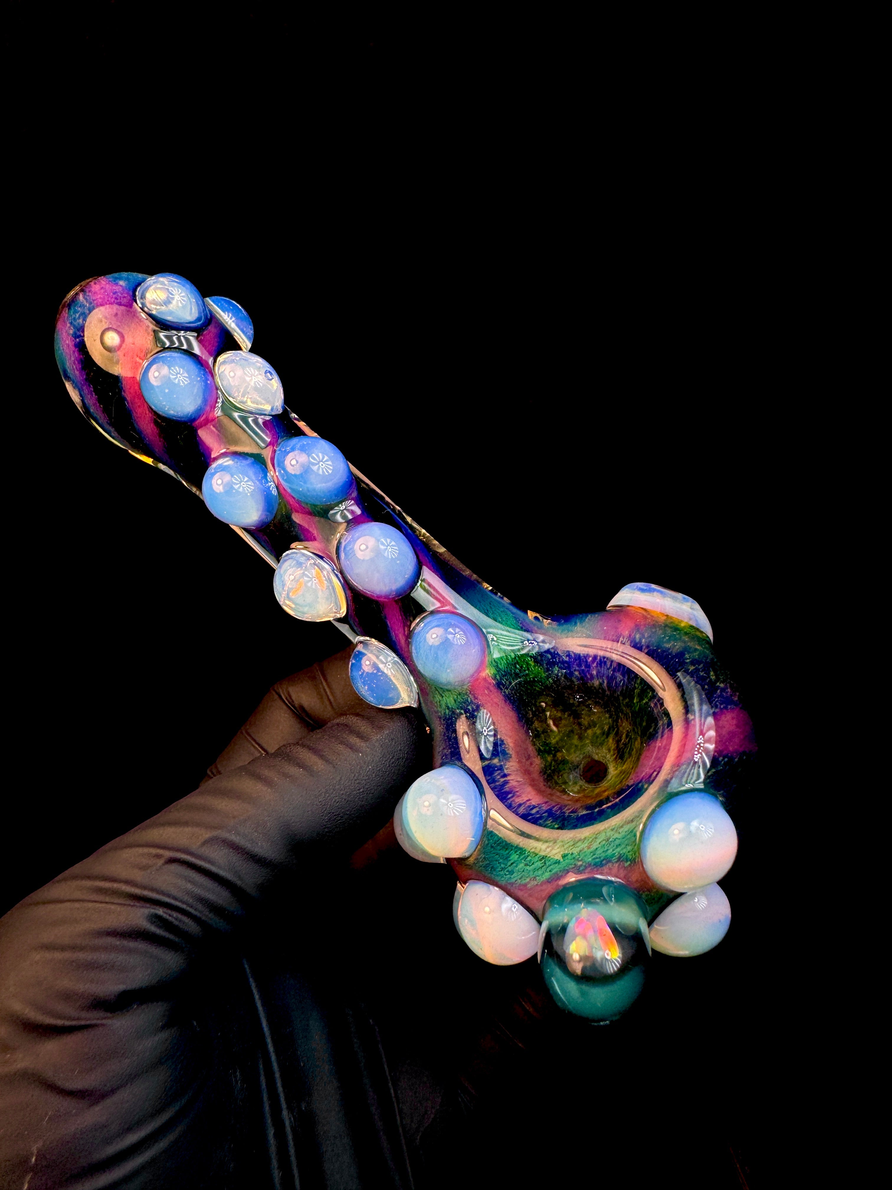 Exp x fripidy x star white striped opal pipe