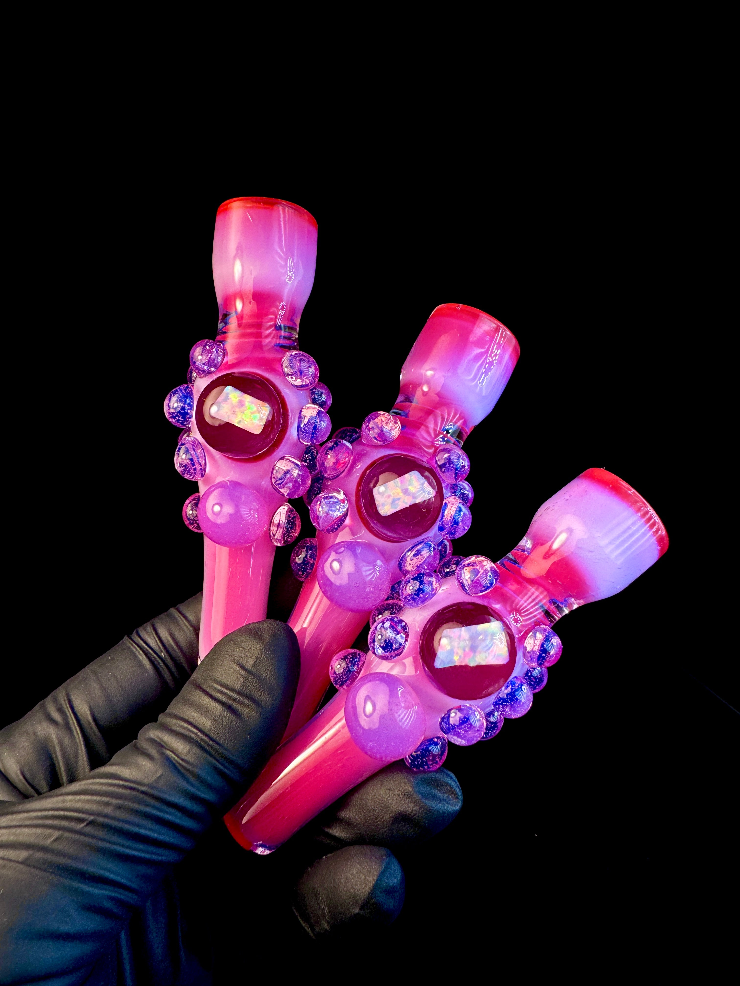 Flamingo x  Pink slyme opal chillum