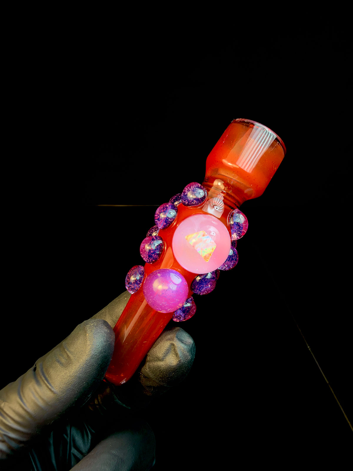Garnet x pink slyme opal chillum