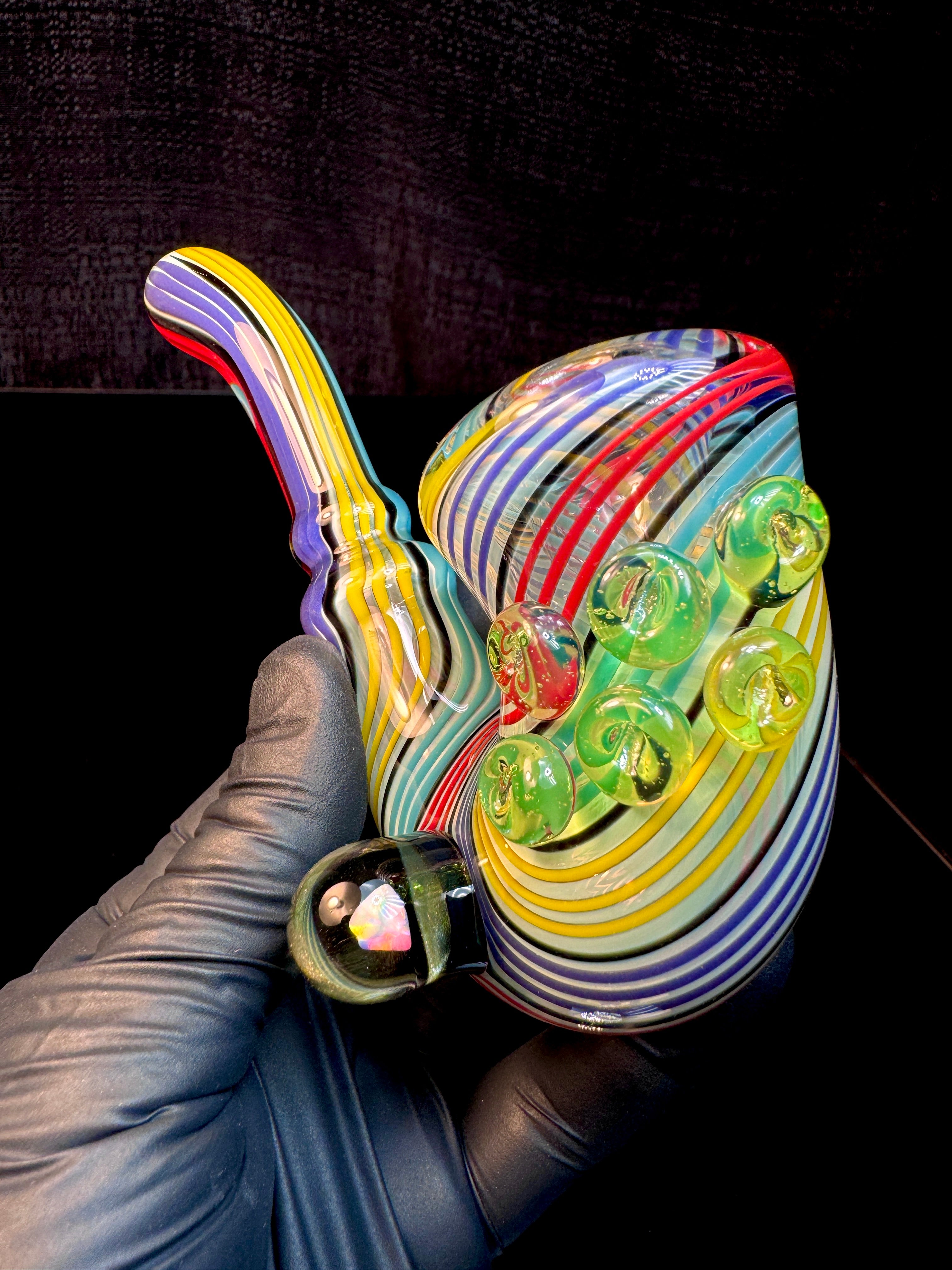 Fumed linework opal lock