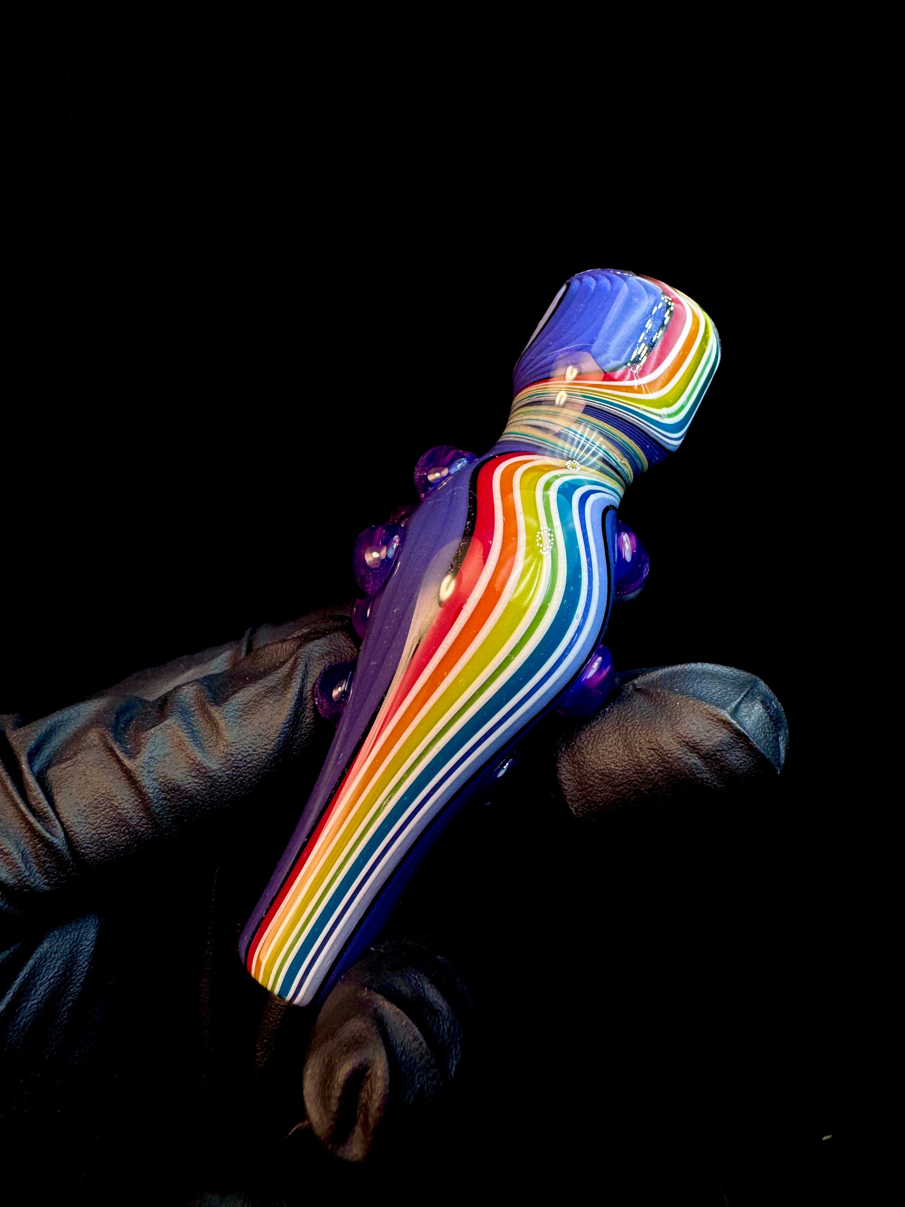 Purple urple rainbow x Stargazer opal chillum