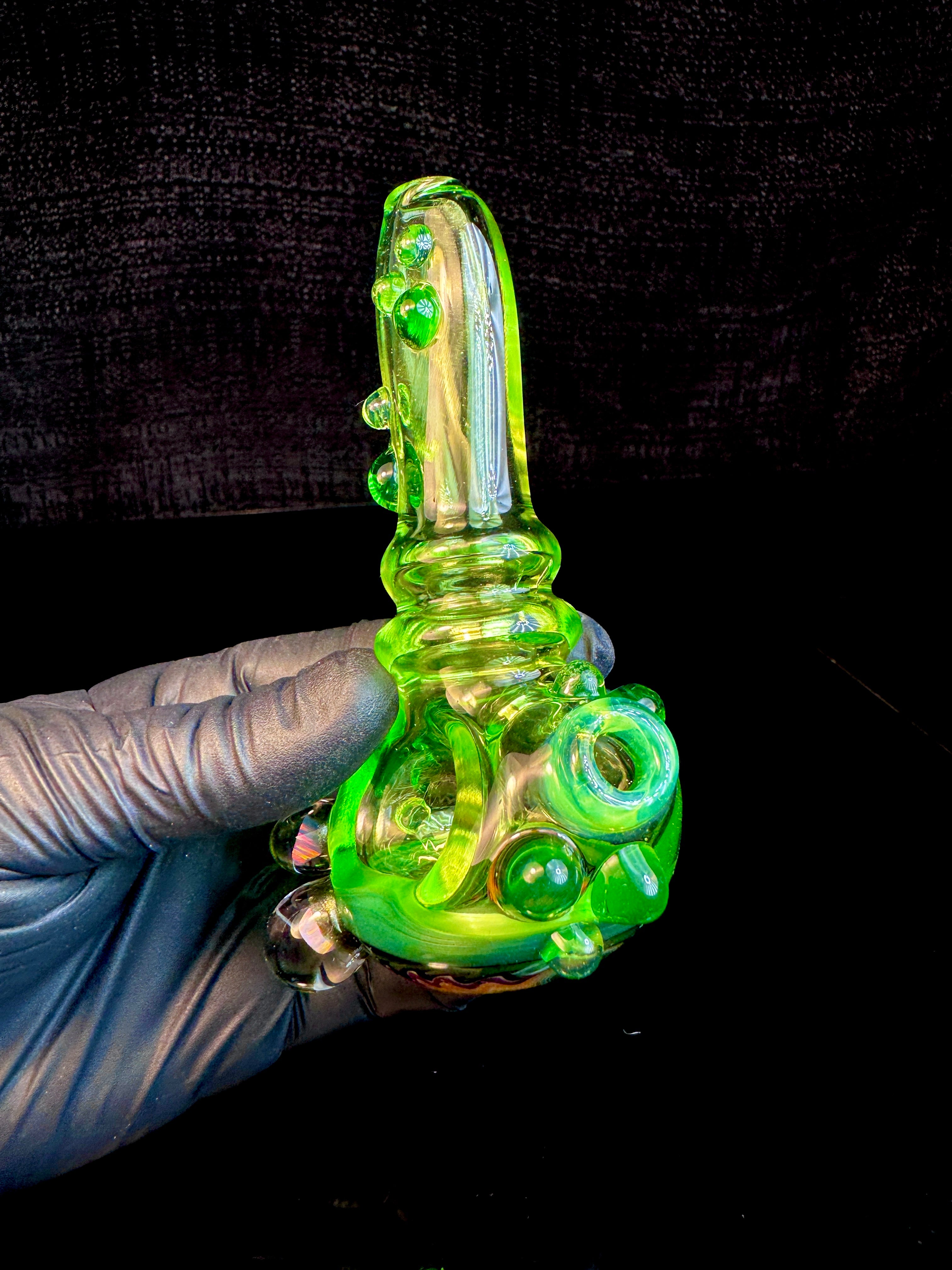 Slyme wigwag opal pipe
