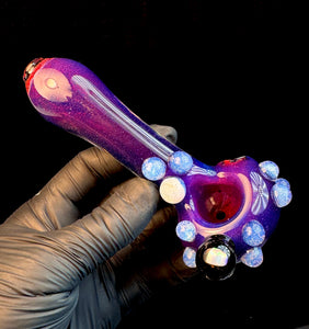 Midnight magenta opal pipe