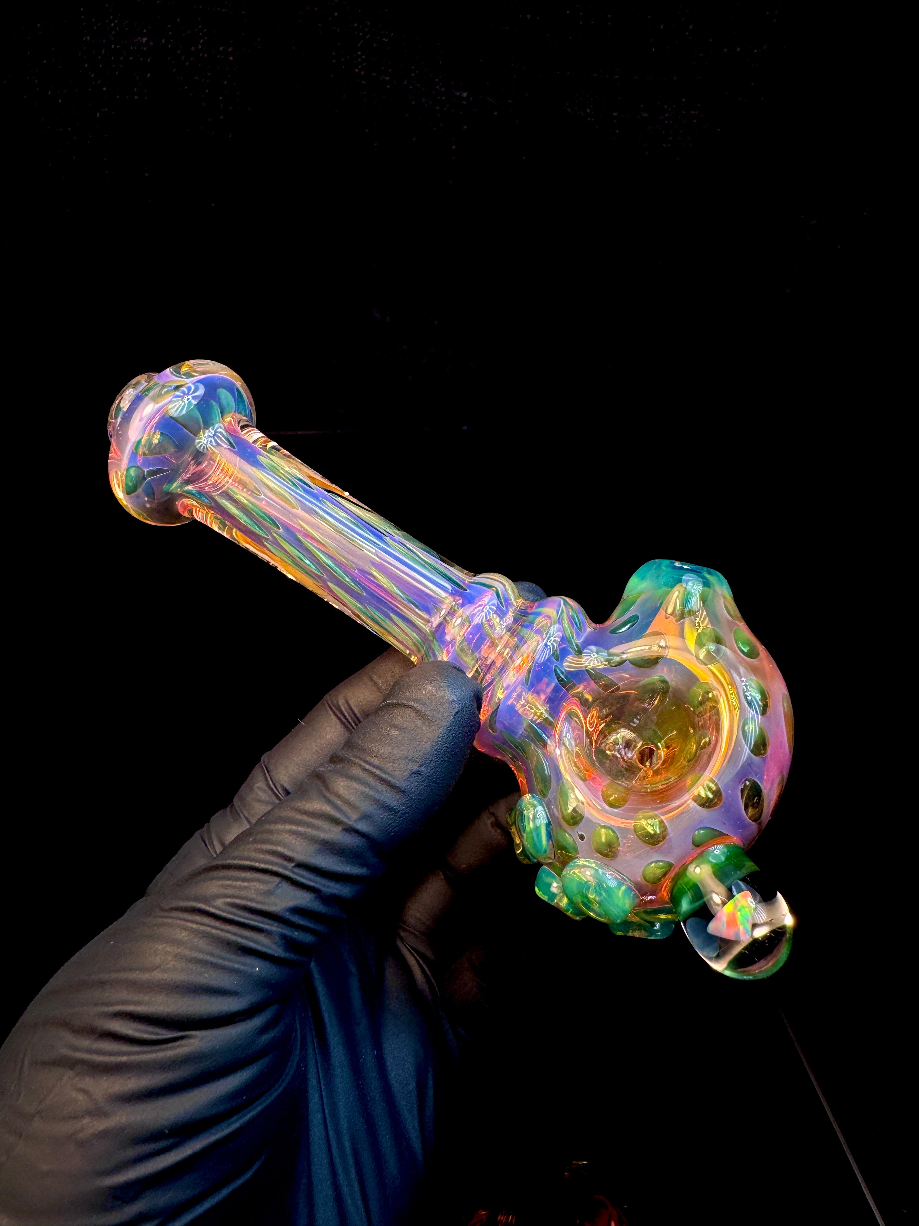 Gold Fume opal spoon x Dense slyme