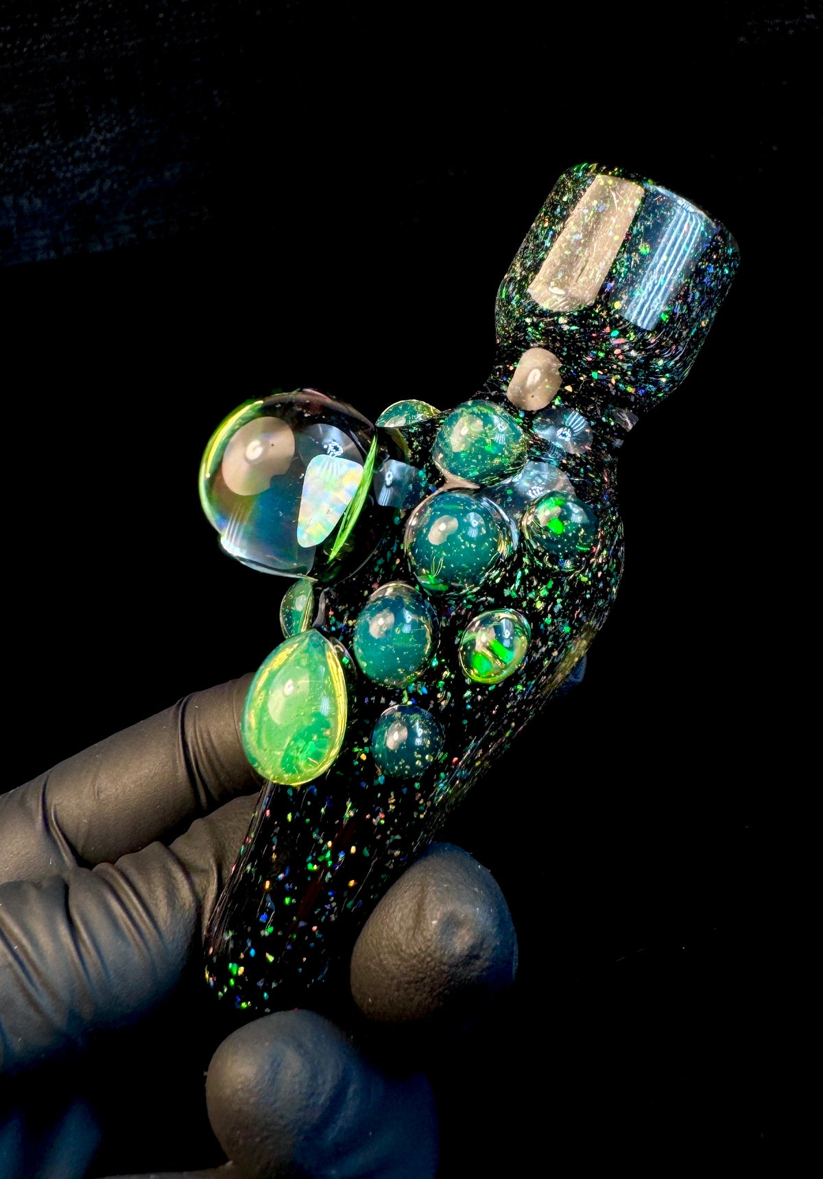 Black Crushed Opal Slyme Chillum