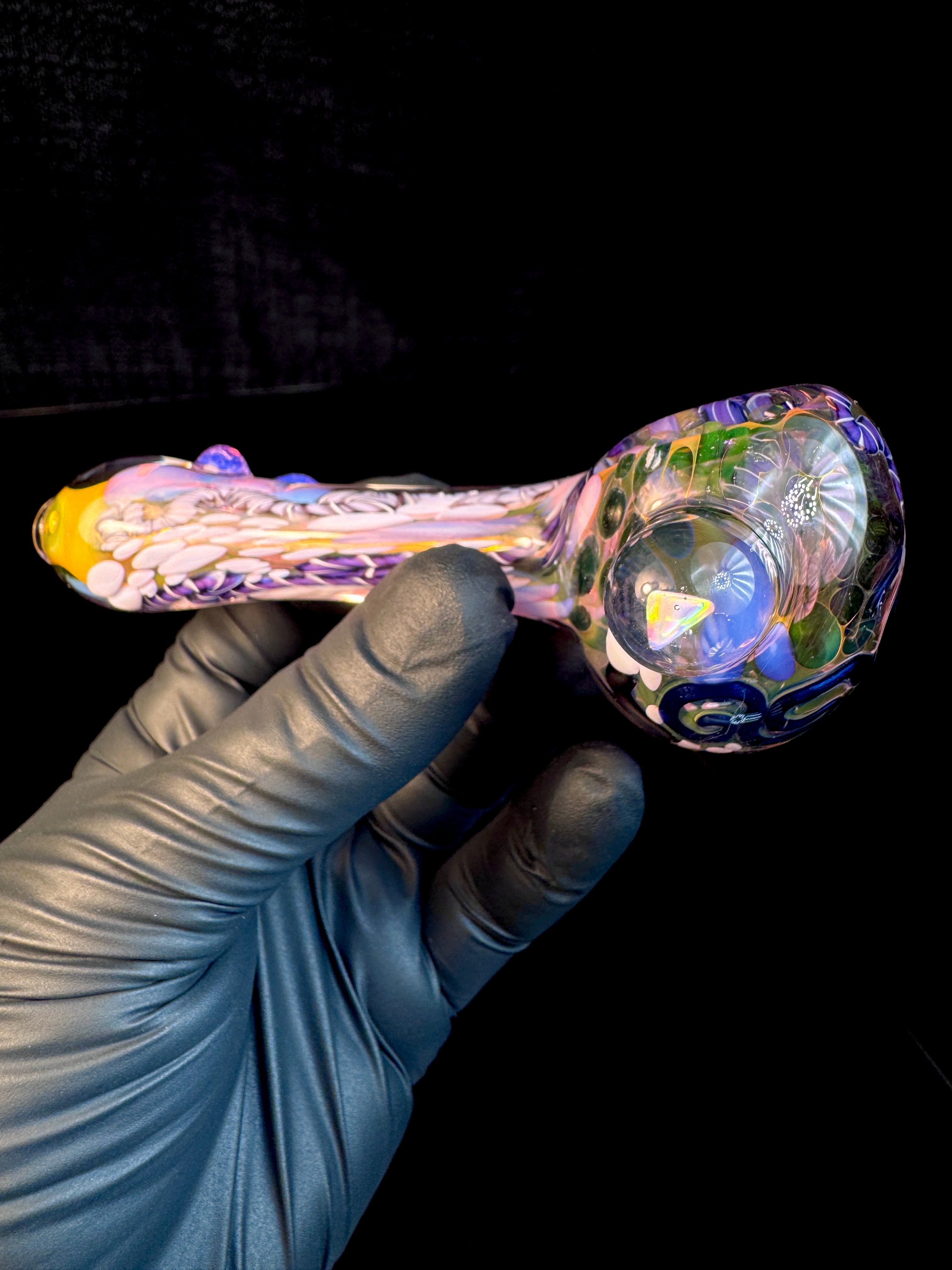 Pink slyme Premo Fume Cane Spoon