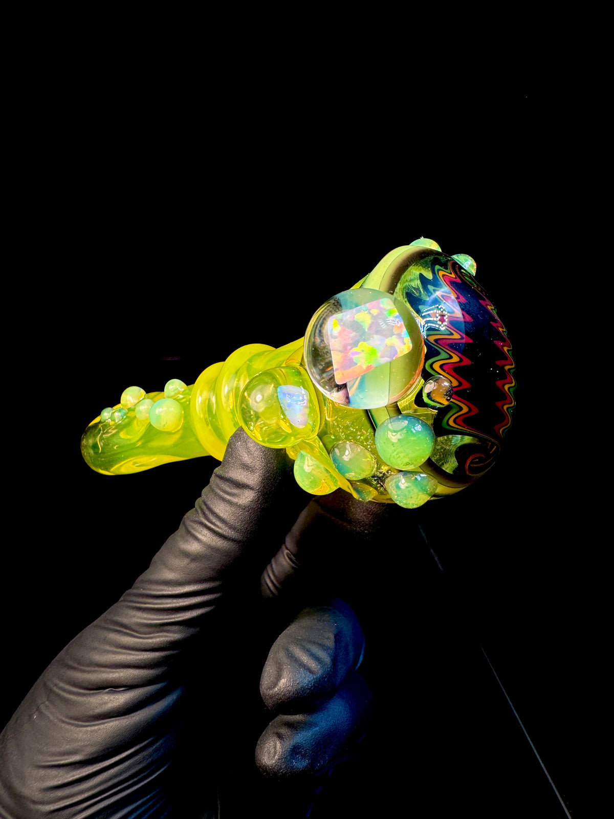 Wigwag opal pipe