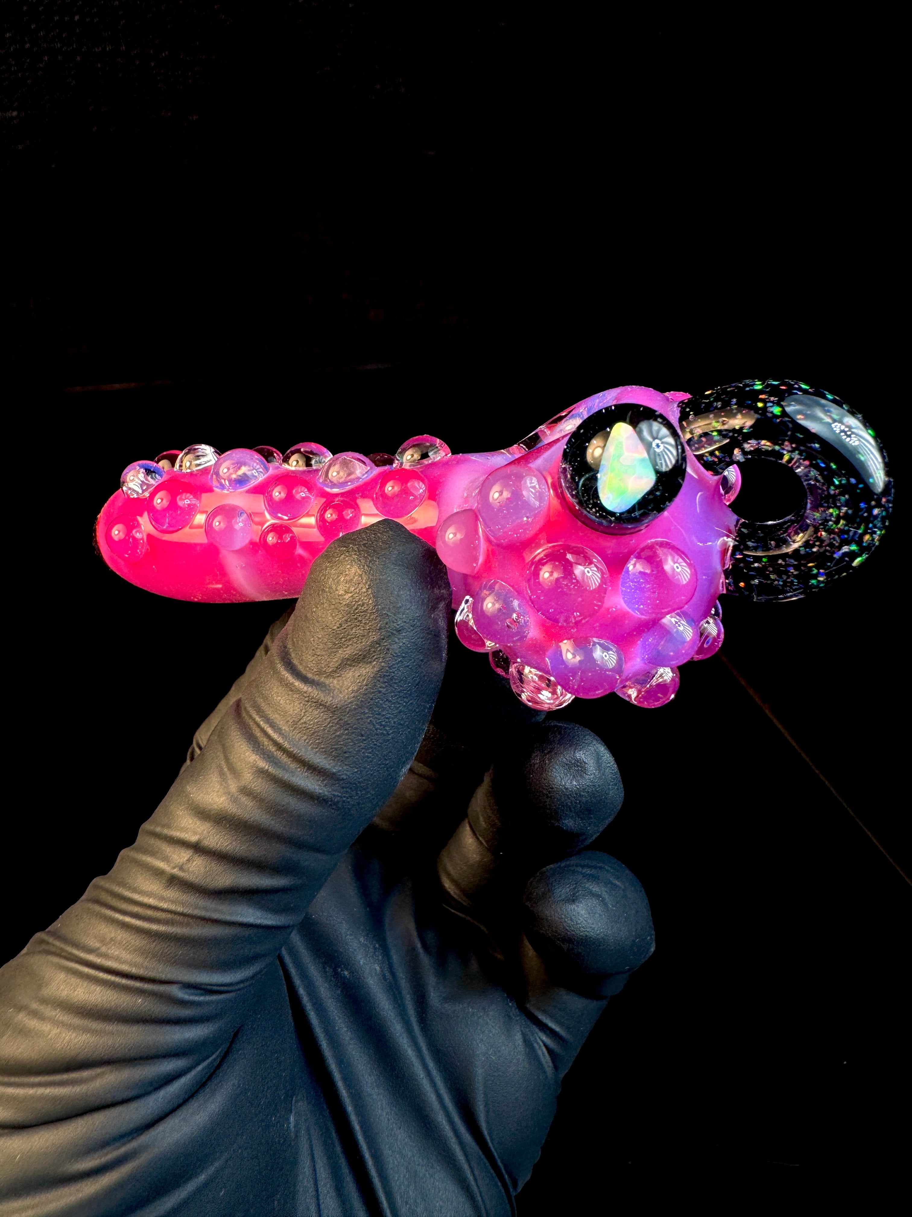 Cosmic bubblegum opal pendy