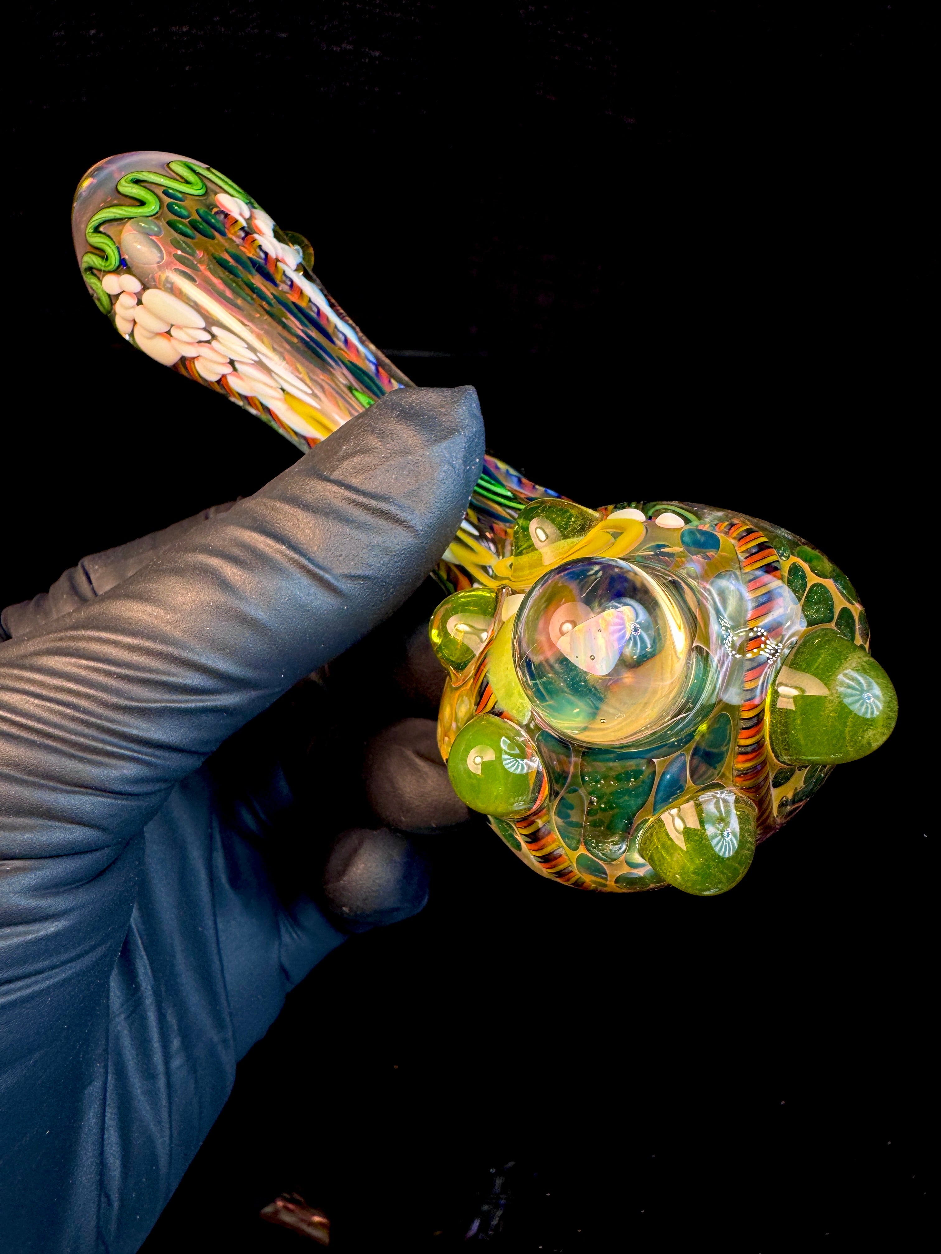 Gold fume x green stardust Premo Fume Cane Spoon