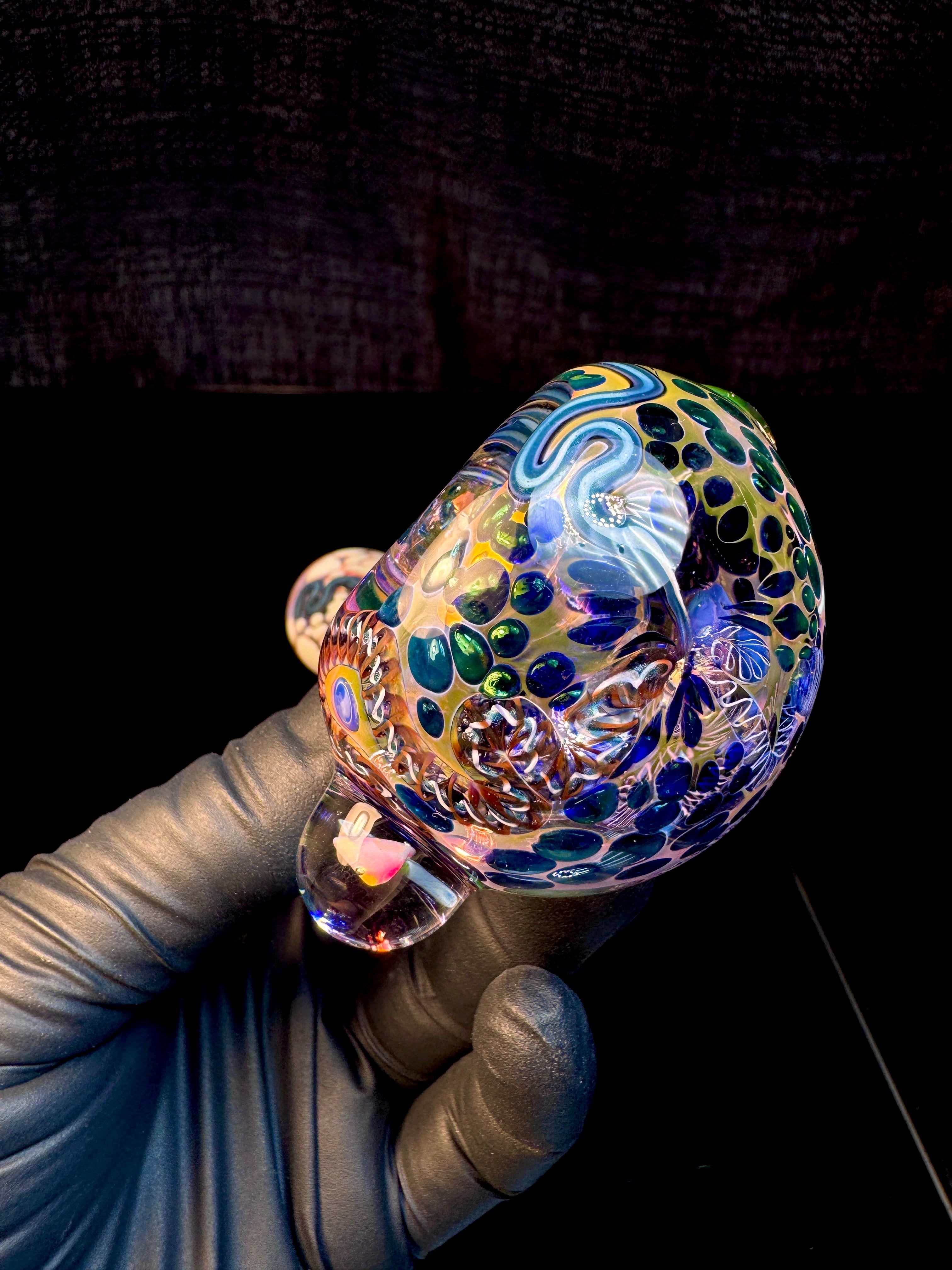 Gold Cane fume opal spoon