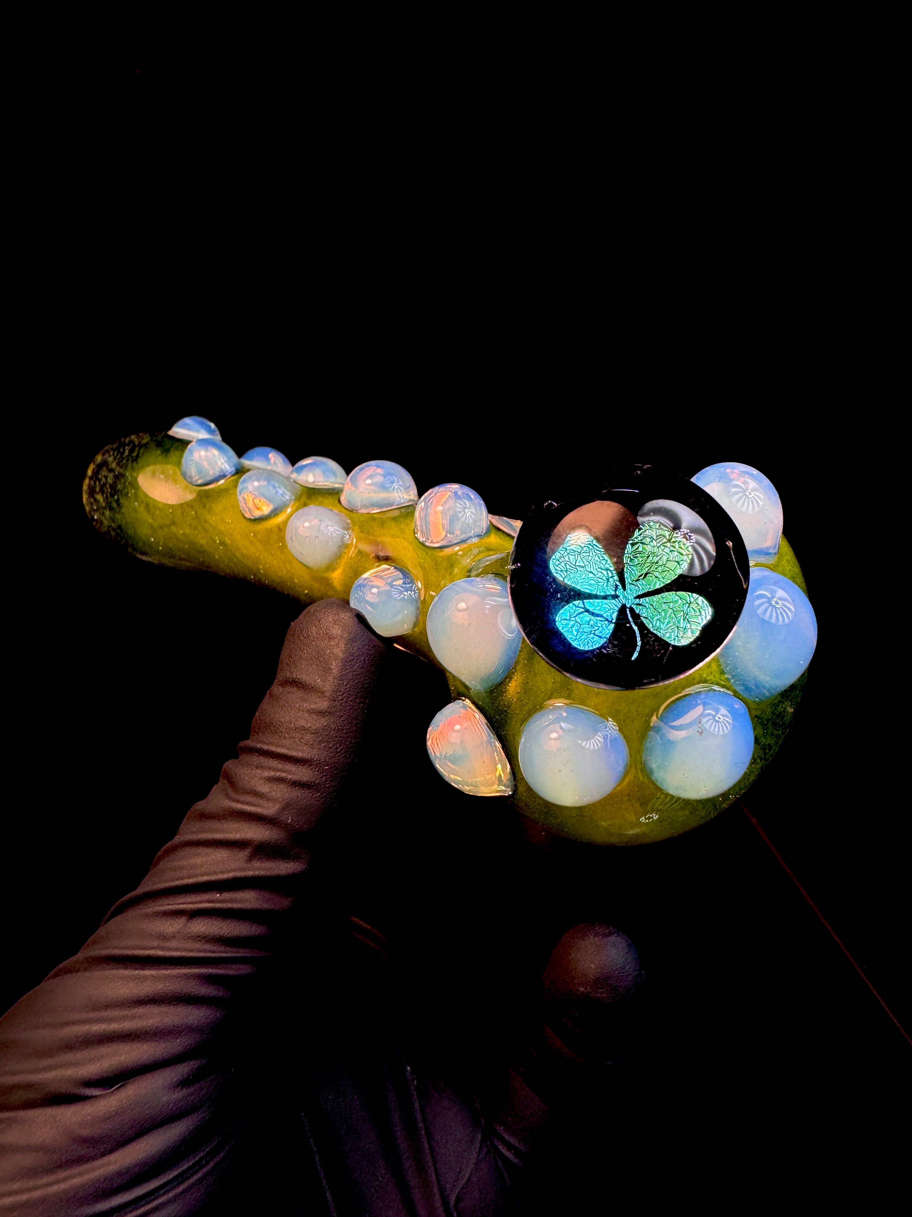 Dichroic clover spoon