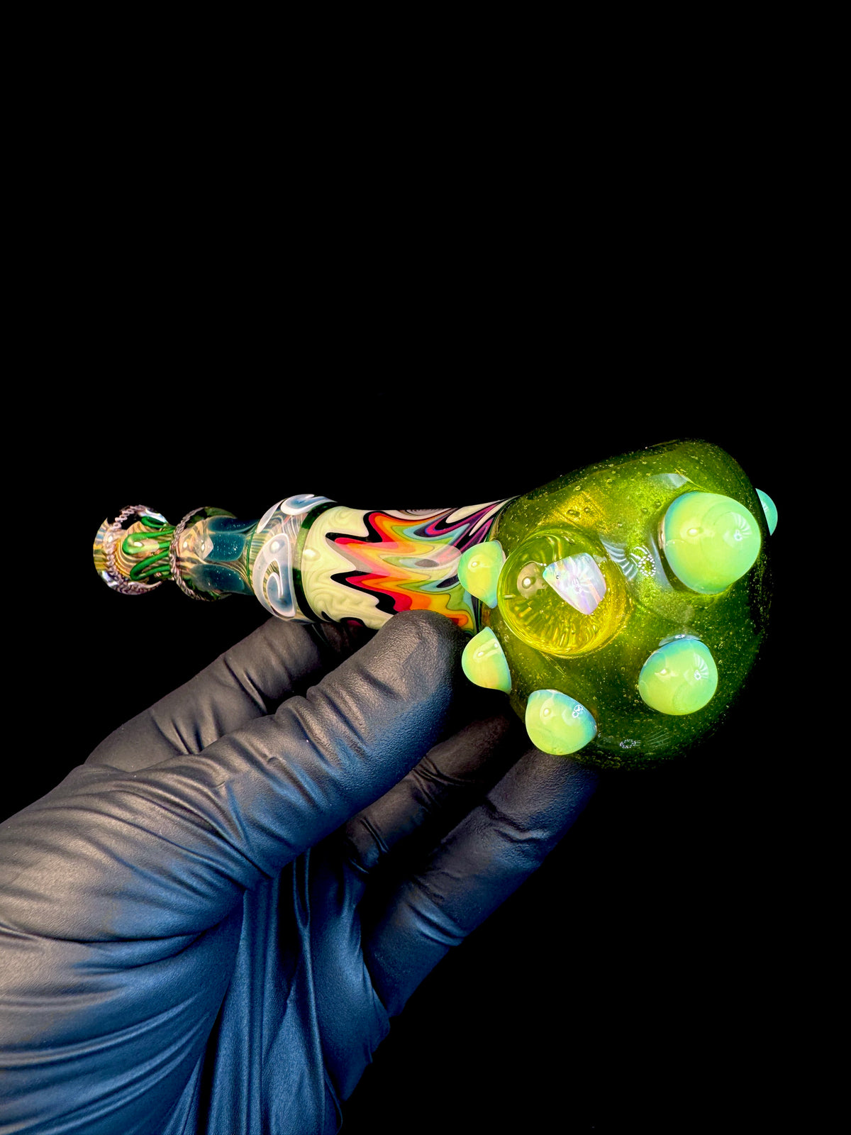 Moss x milky slyme rainbow Wigwag Pipe