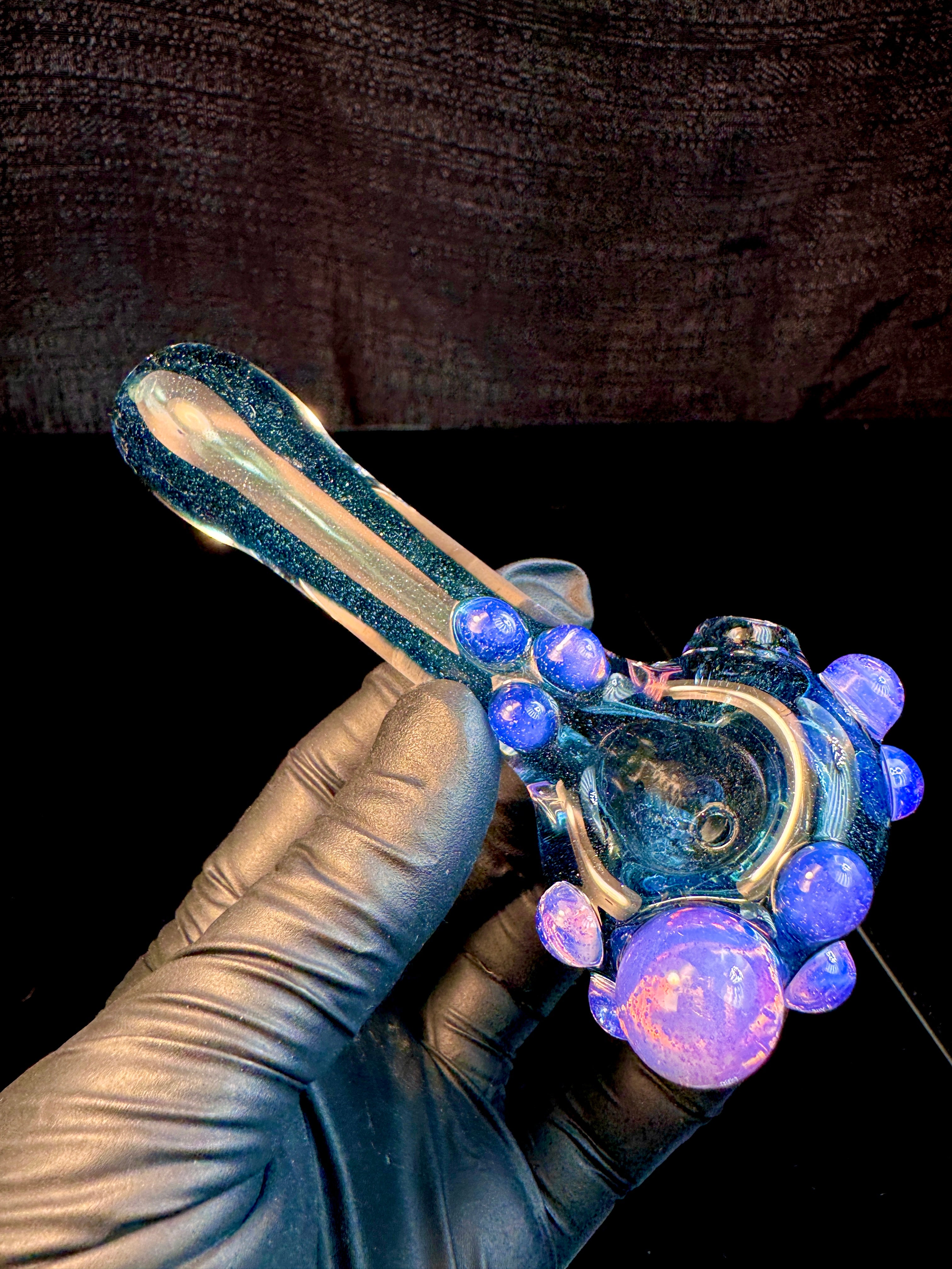 Blue stardust x pink slyme premium dot spoon