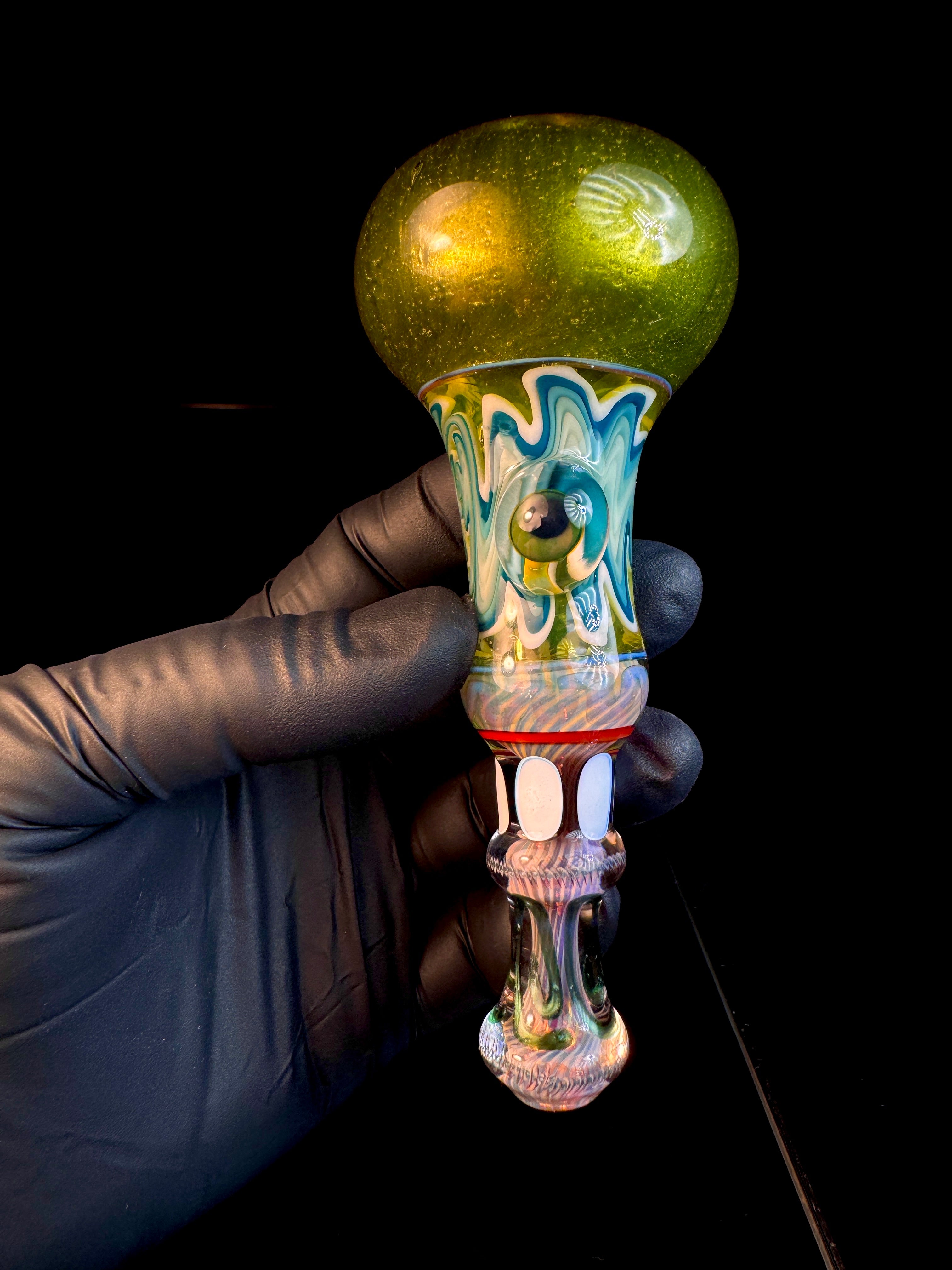 Ice fade x Gold Fume Push Chillum