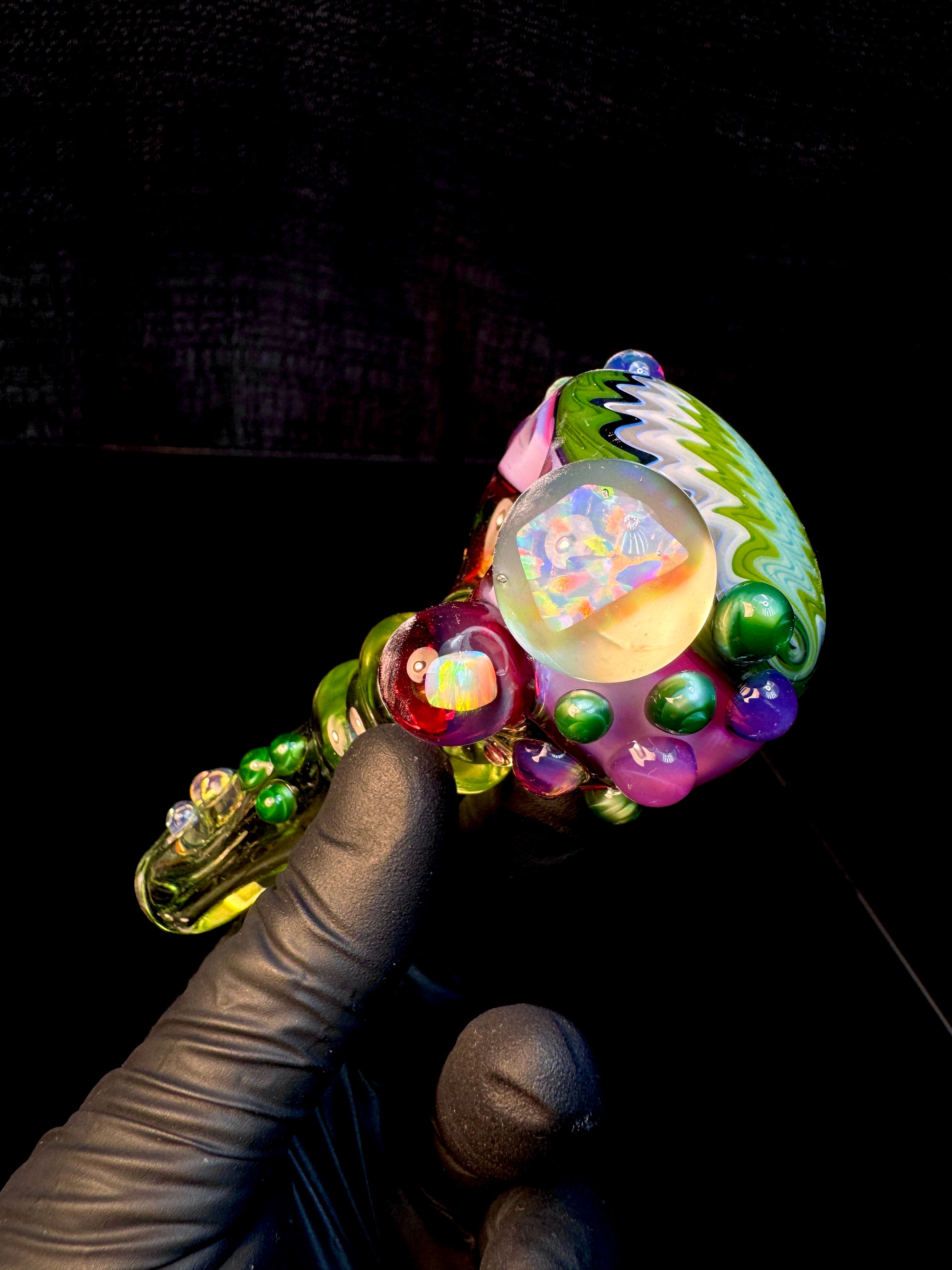Wigwag opal spoon