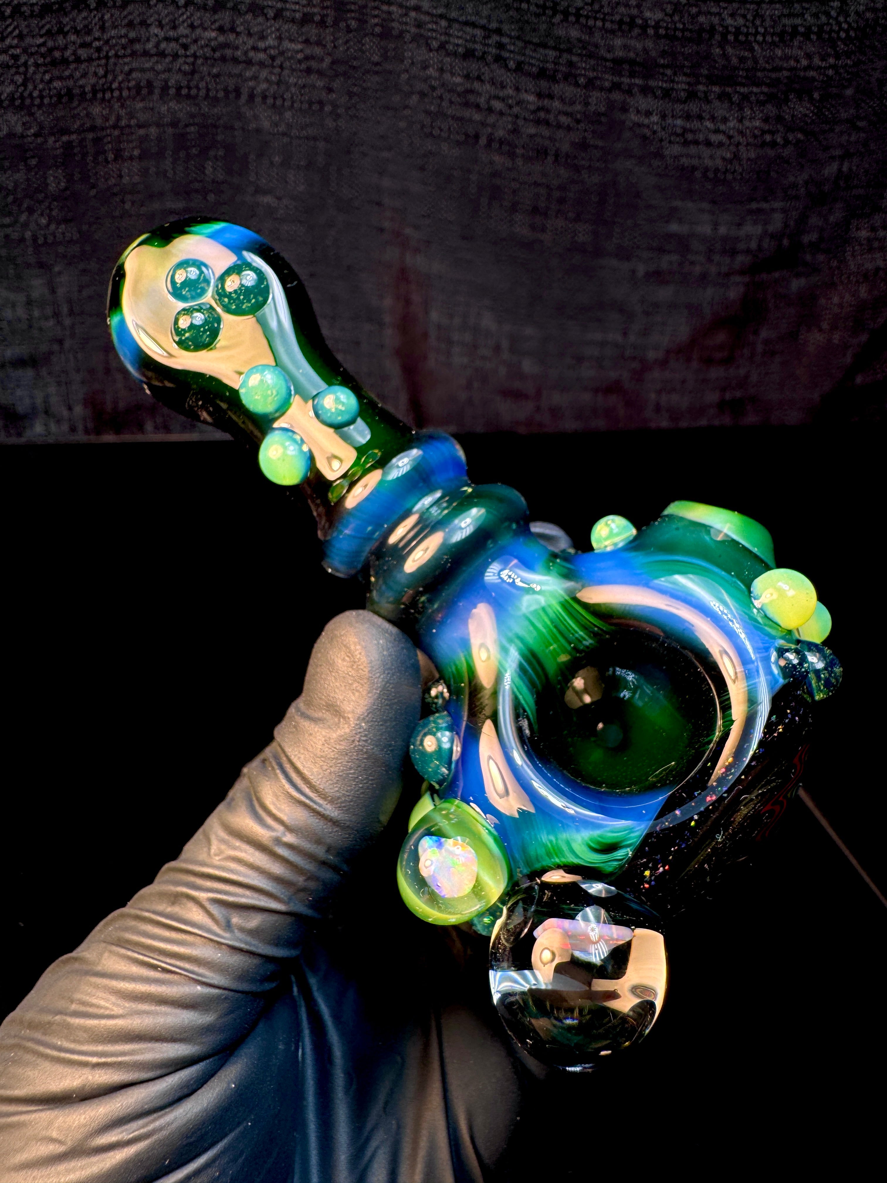 Wigwag opal spoon