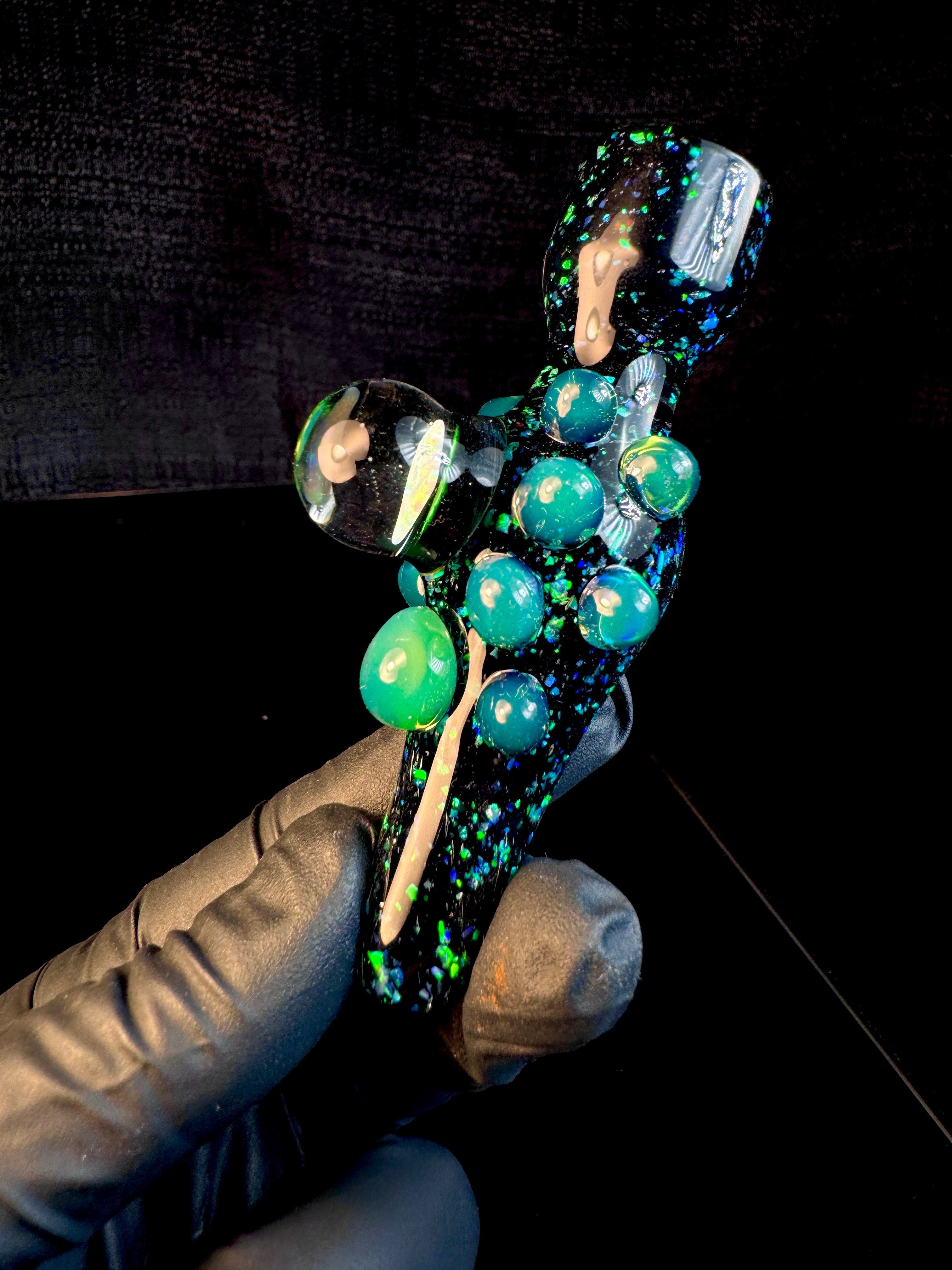 Black Crushed Opal x Dense Slyme Chillum