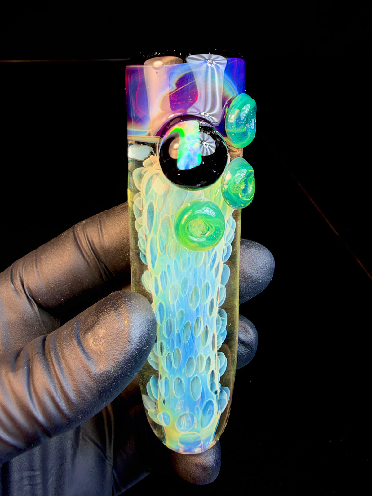 Fumed opal brickhouse chillum