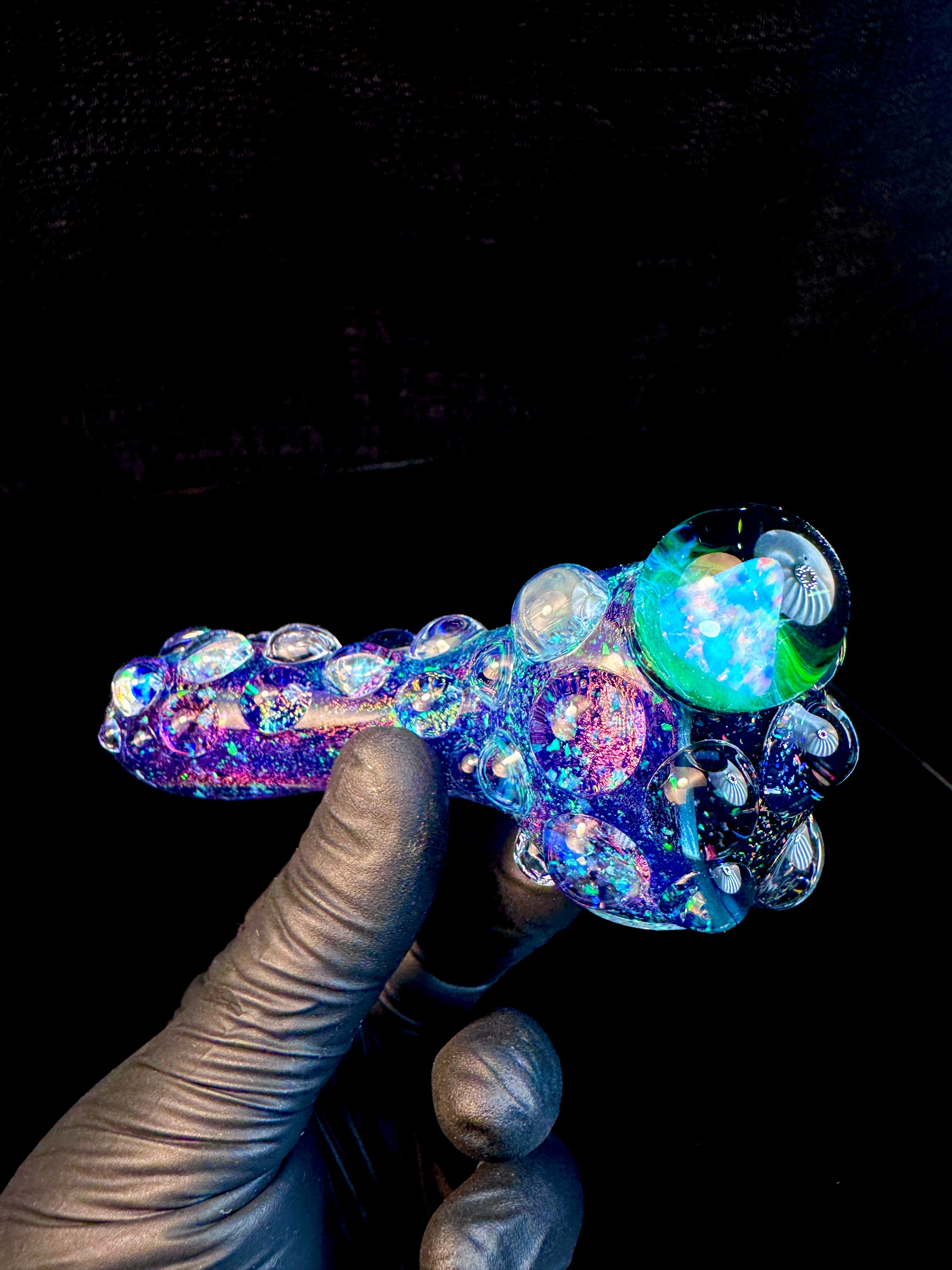Cropal cap dichroic rainbow spoon
