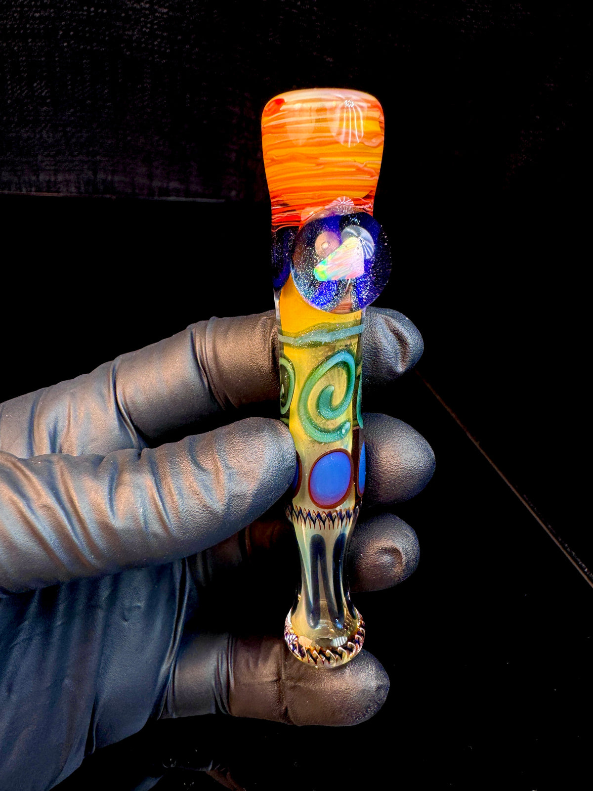 Gold fumed inside out bat