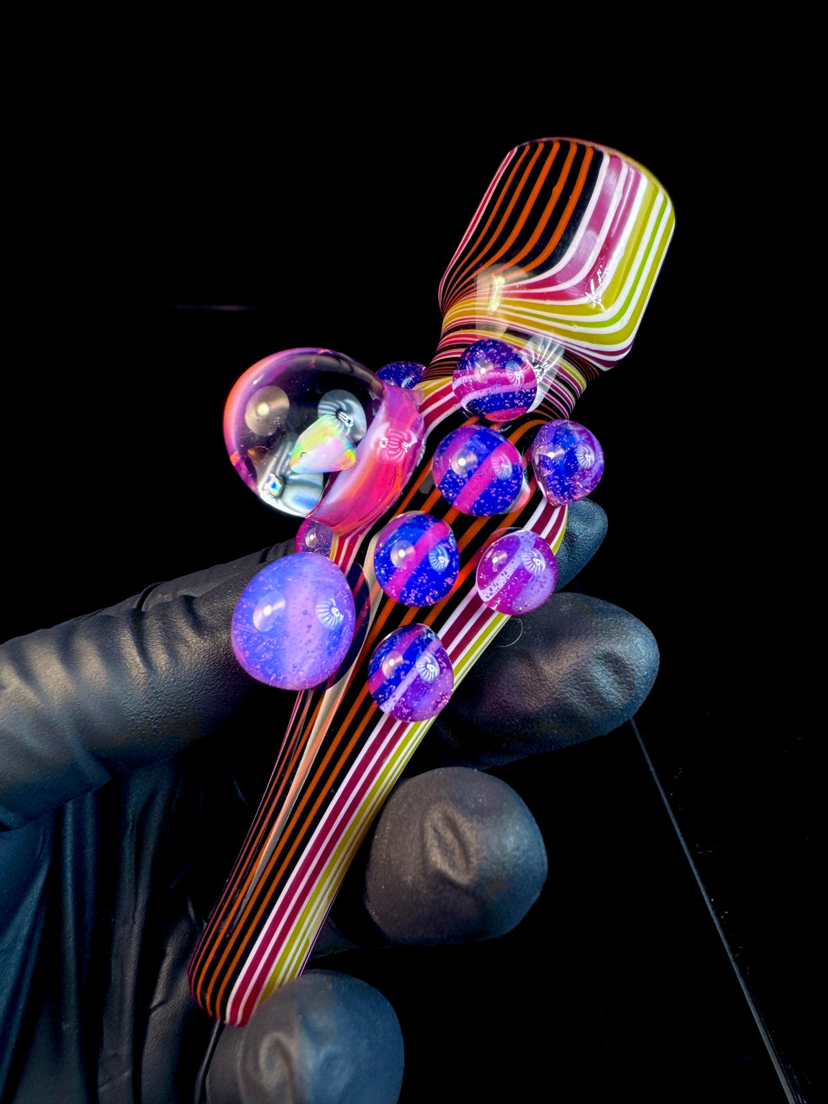 Fire fade opal chillum
