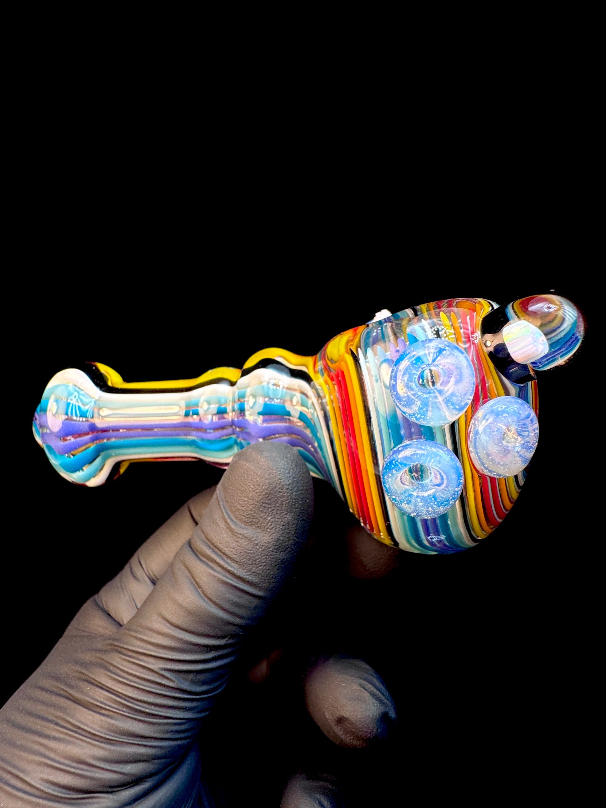 Cherry x spruce fade silver fume opal pipe