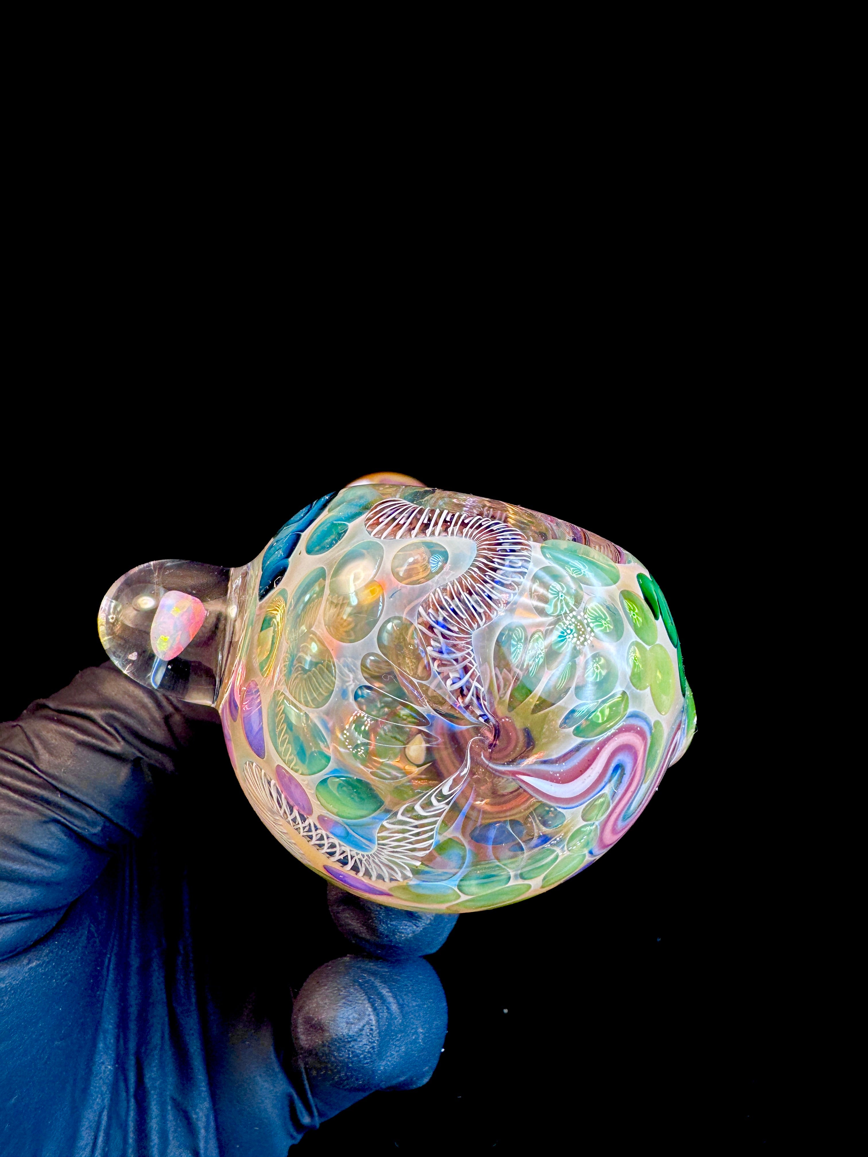 Gold Cane fume opal spoon