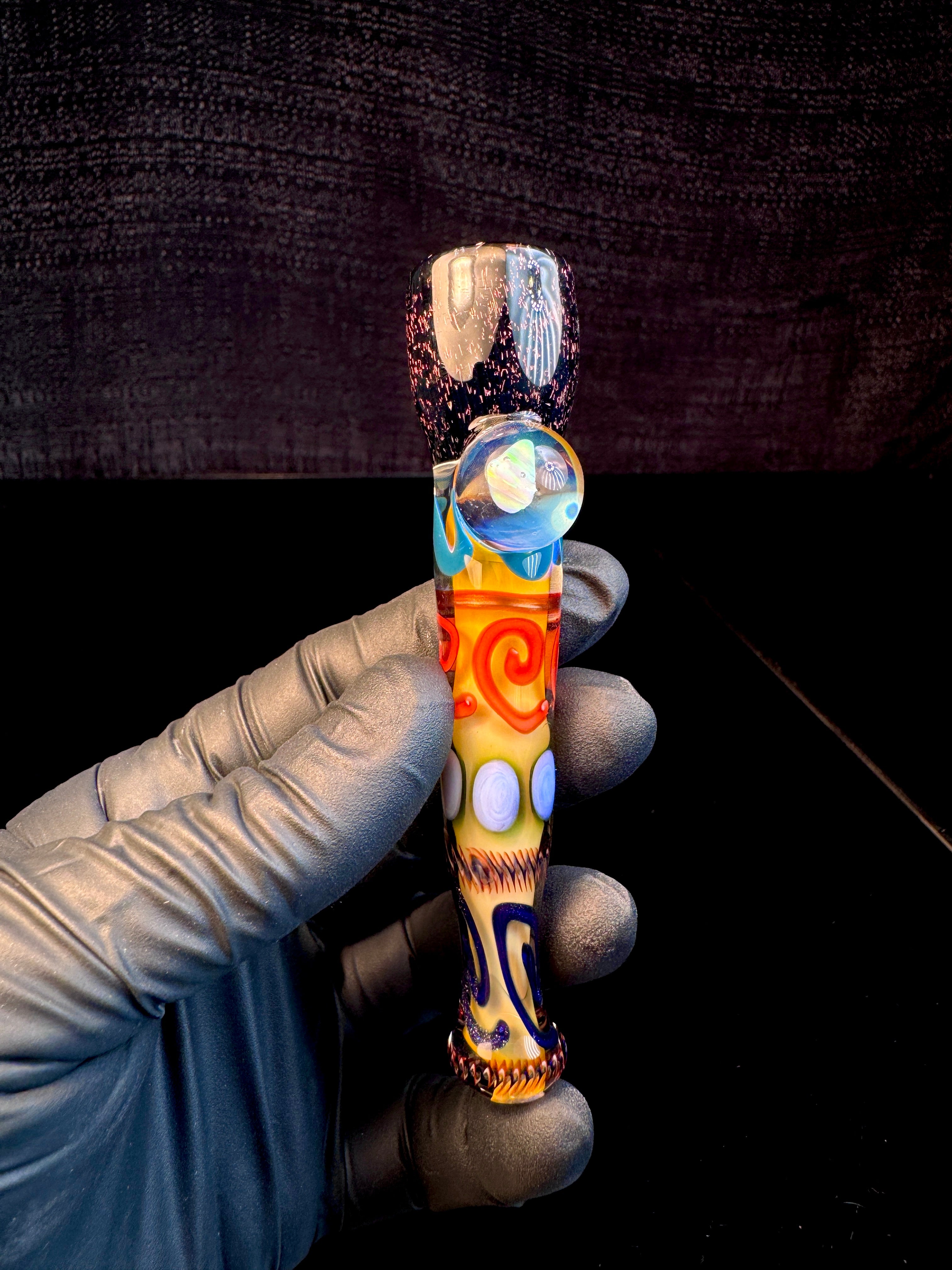 Dichro x Gold fumed inside out opal bat