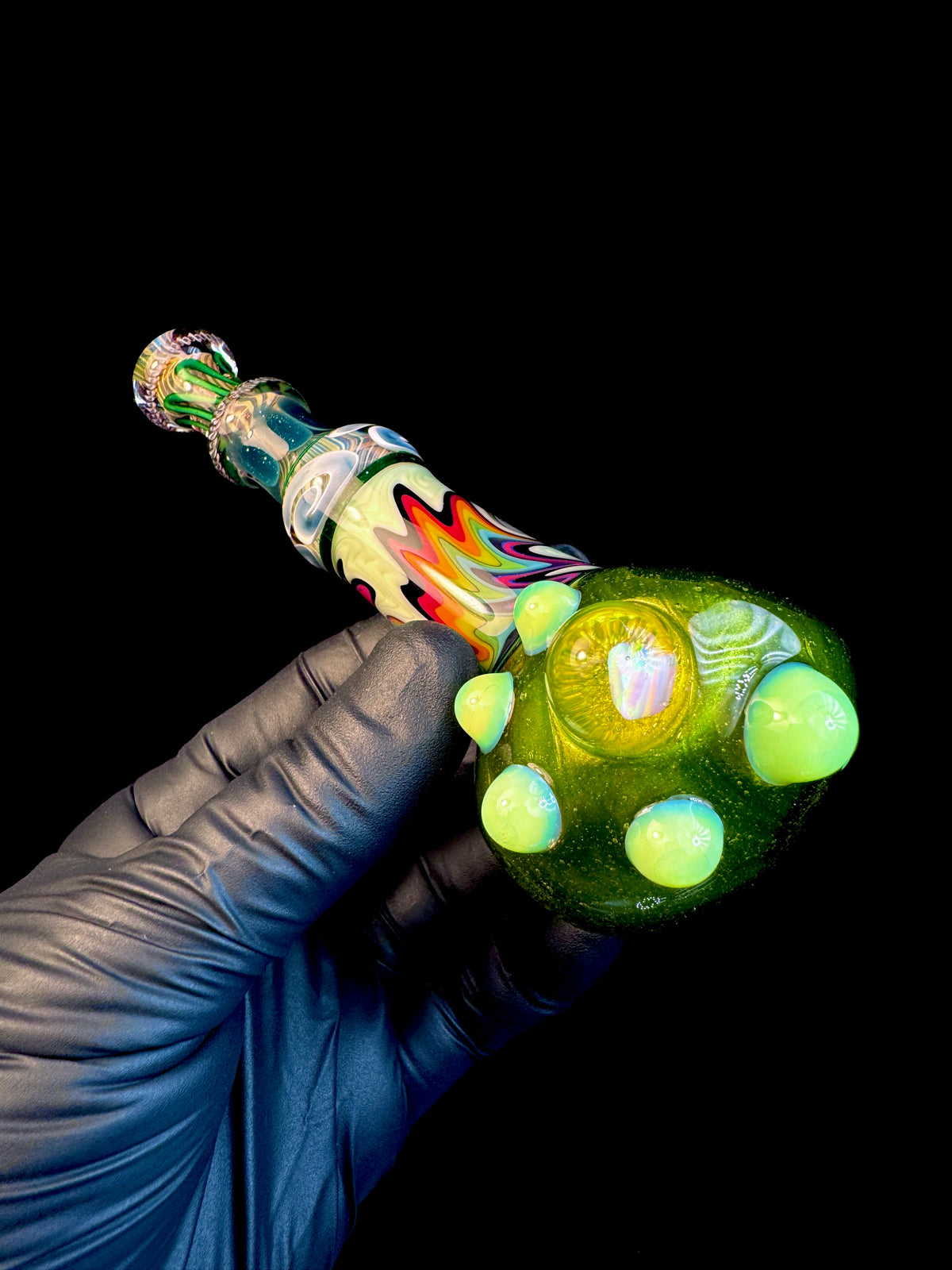 Moss x milky slyme rainbow Wigwag Pipe
