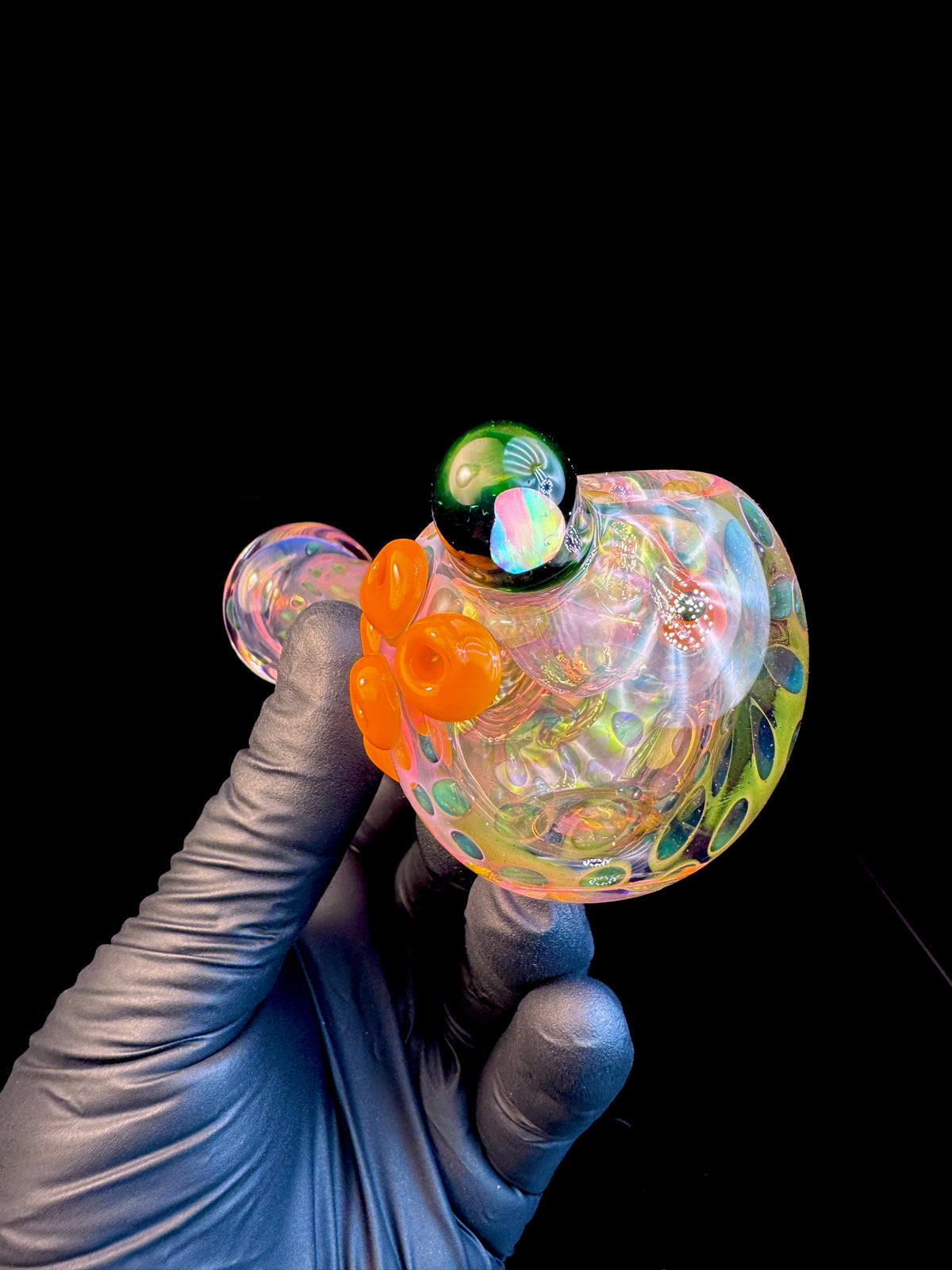 Gold Fume x Lava opal spoon