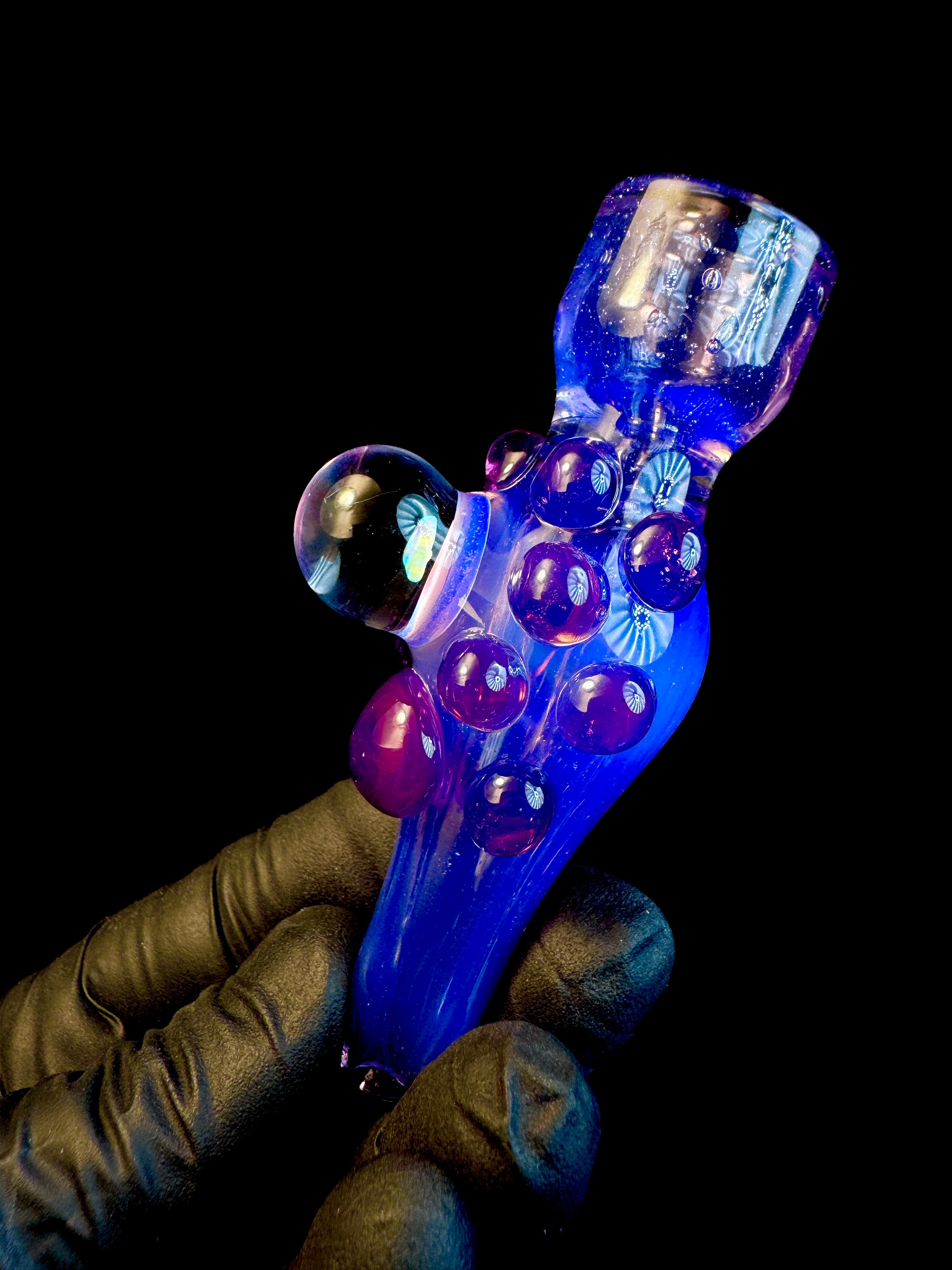 Trans purple x purple rain opal chillum