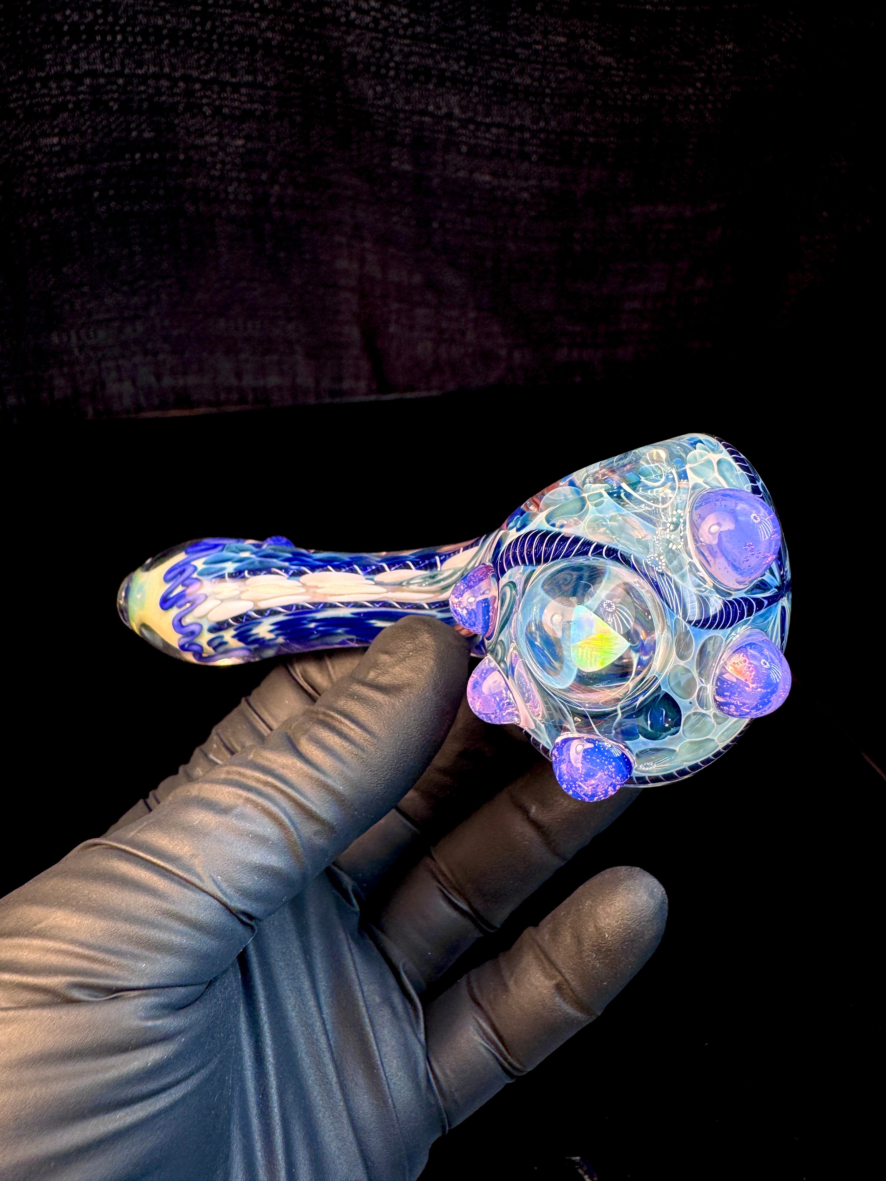 Pink slyme Premo Fume Cane Spoon