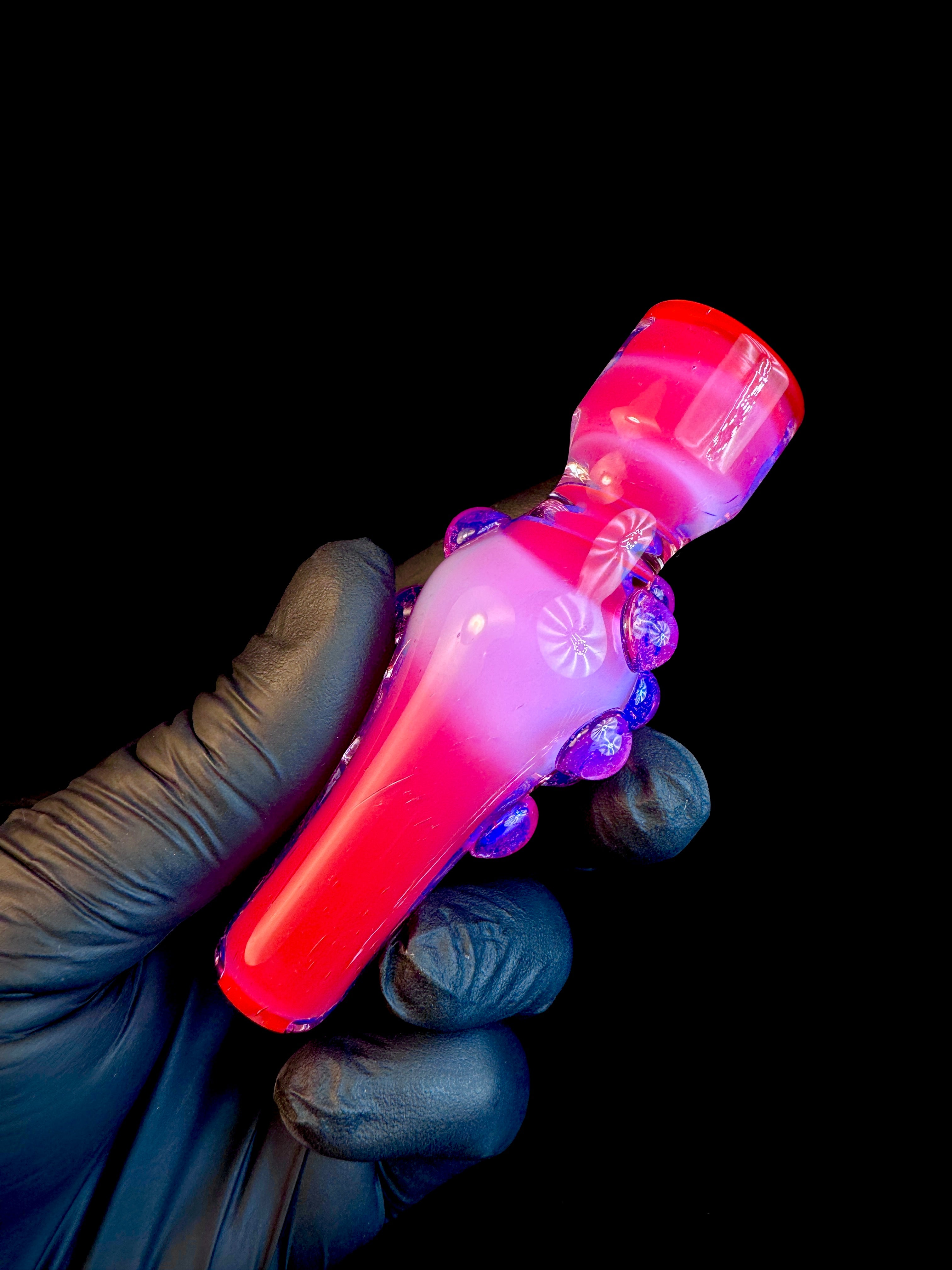 Pink flamingo x pink slyme opal chillum