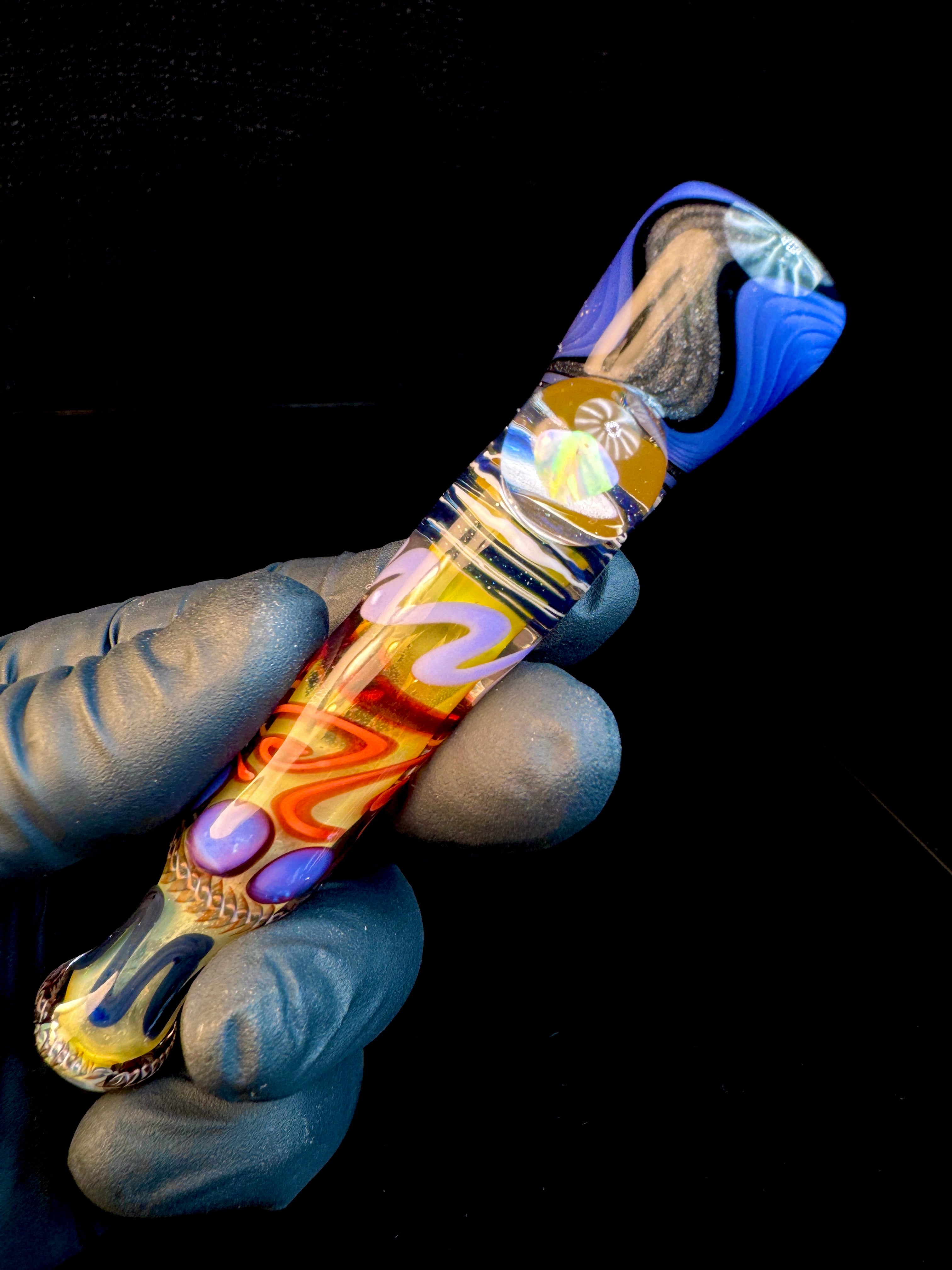 Purple steel fumed Wigwag bat