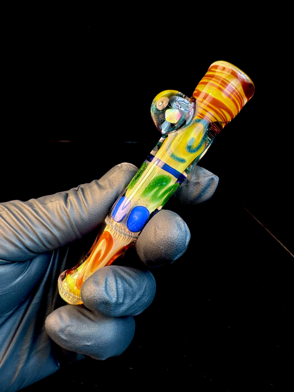 Gold fumed inside out bat