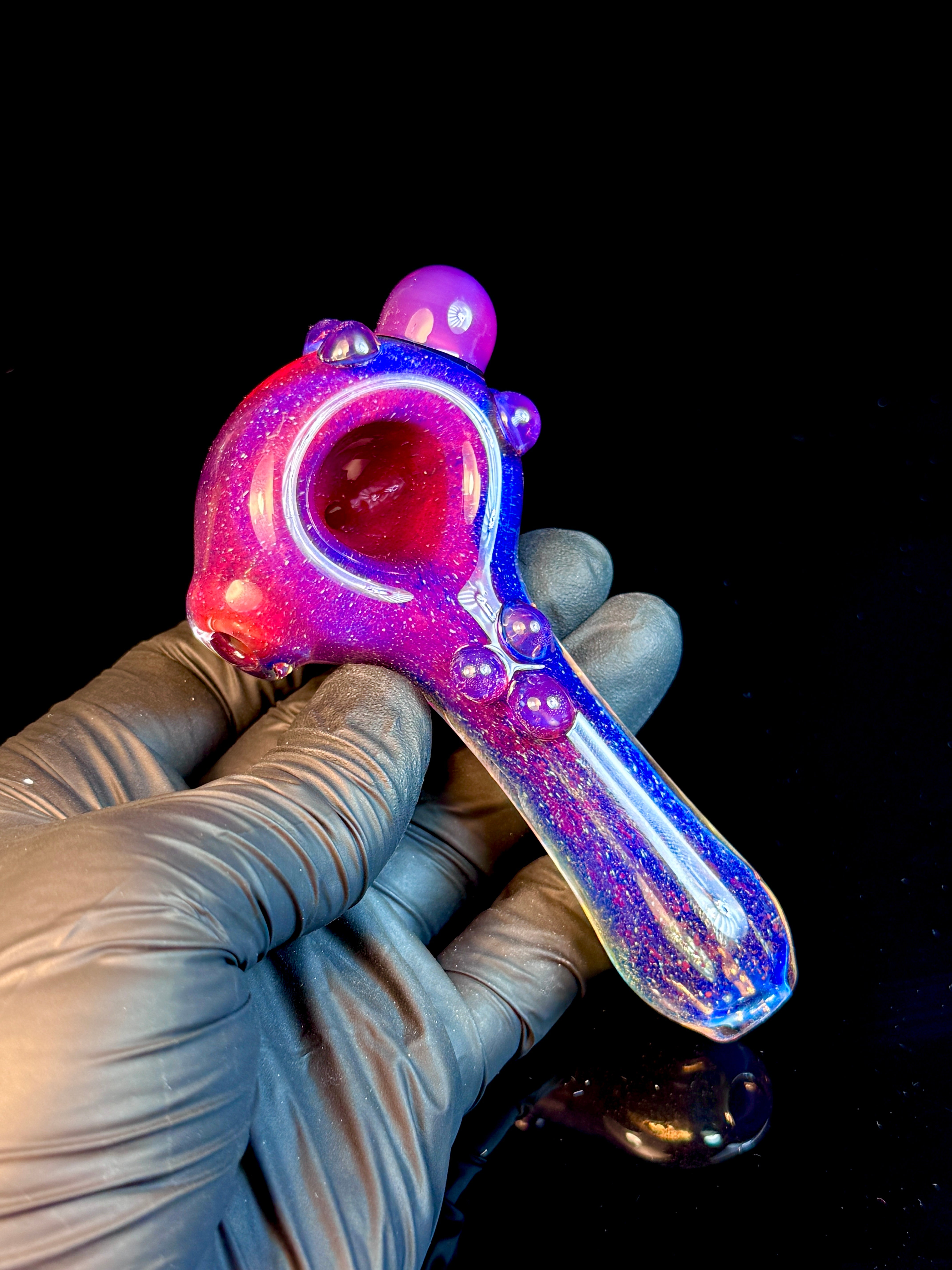 Midnight magenta dot pipe