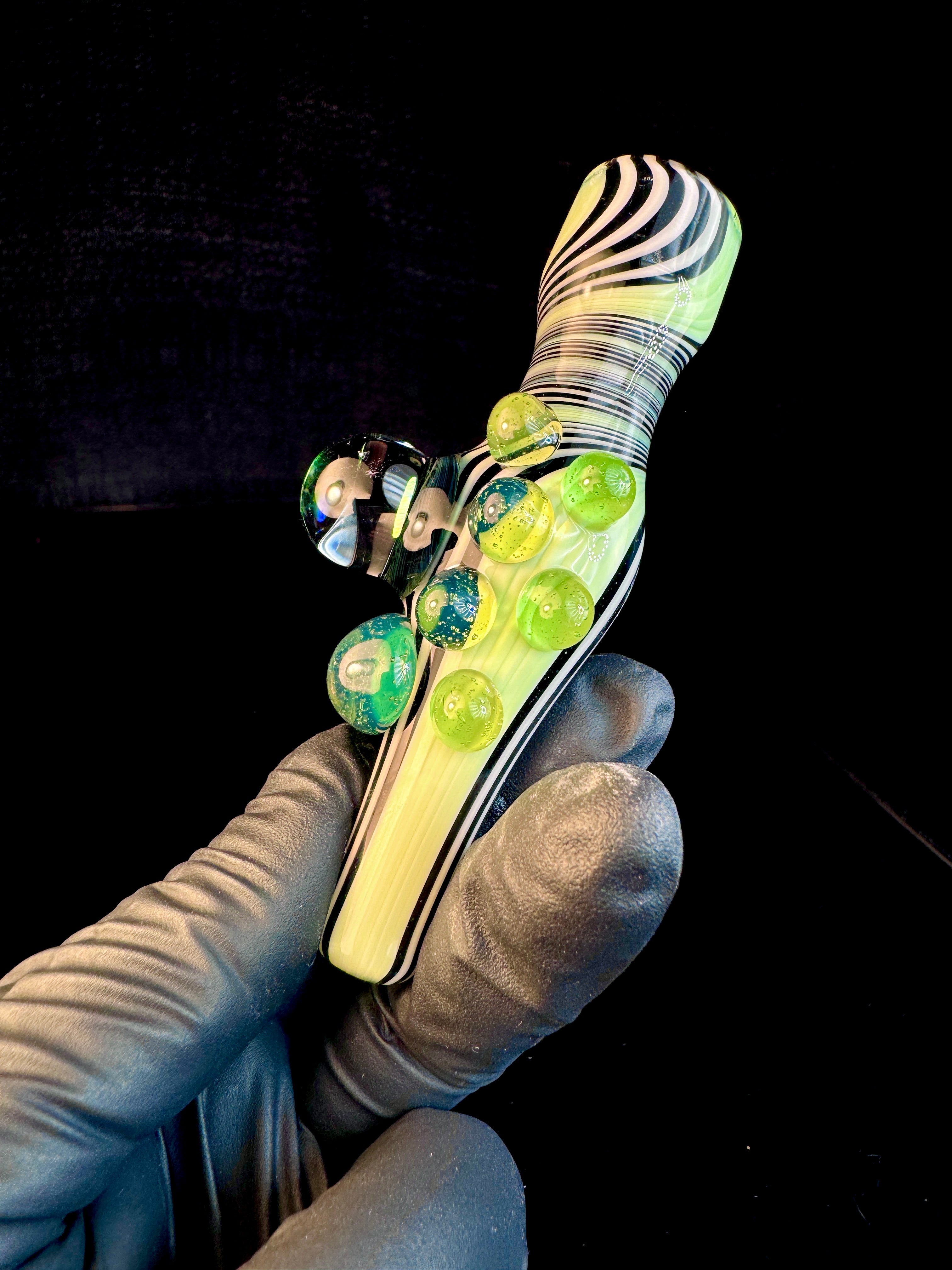 Dense slyme pinstripes x  Slyme opal chillum