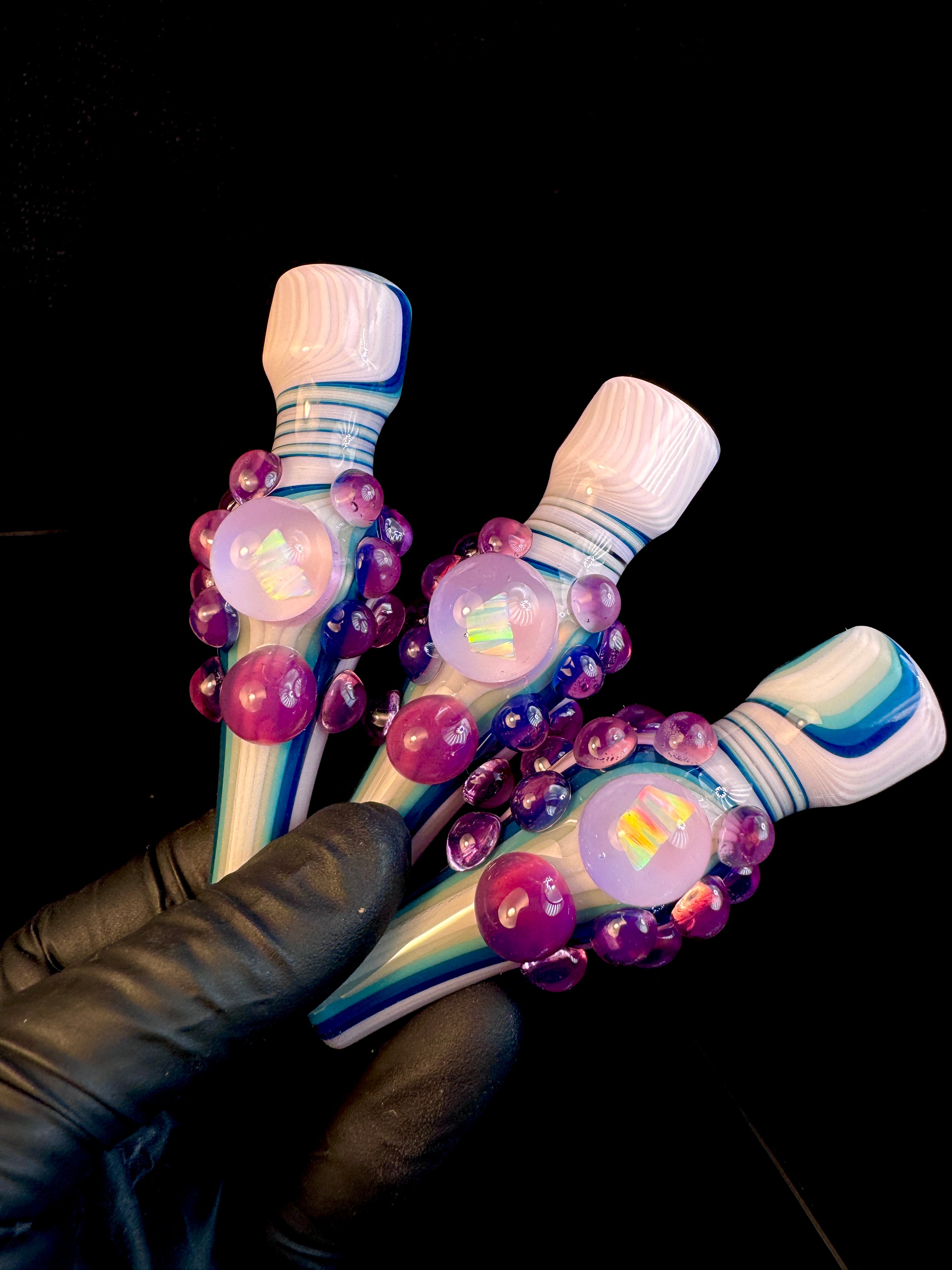 Bubblegum rain x dense slyme opal chillum